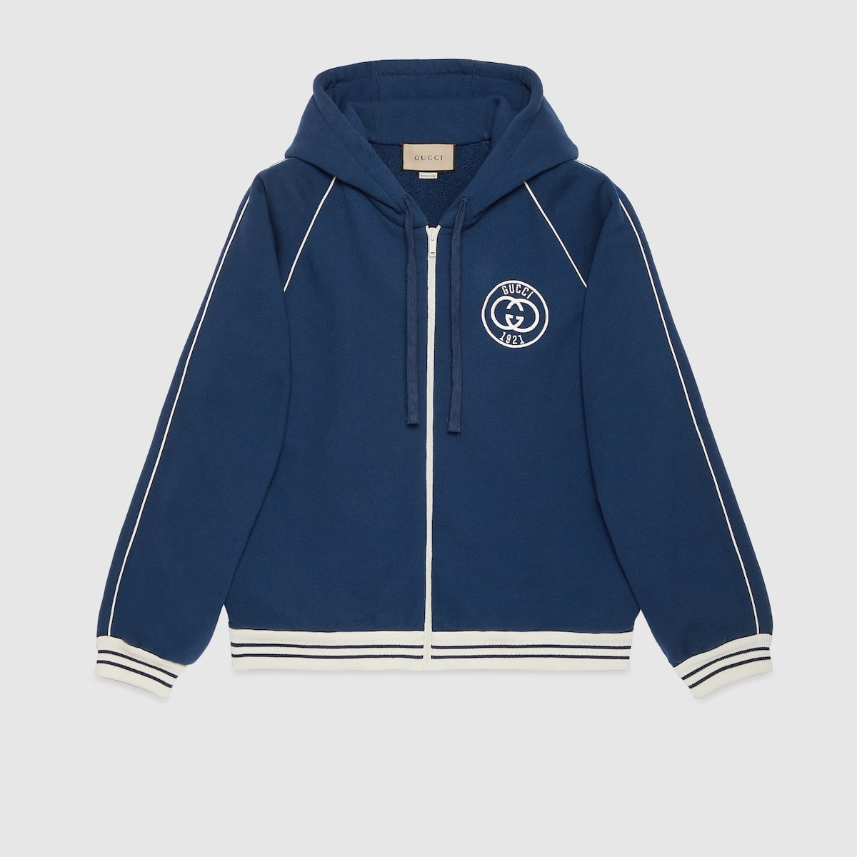 Survêtement à capuche Jersey coton bleu Gucci-influensse