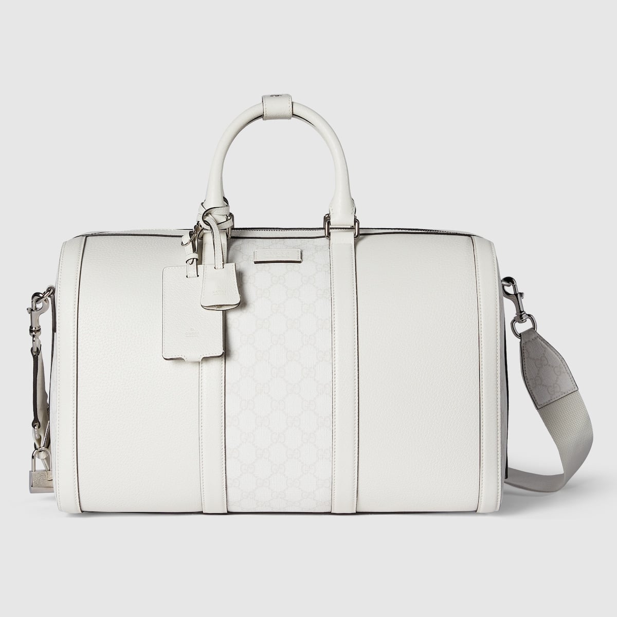 Sac de voyage cuir Toile GG Supreme blanc Gucci-influensse