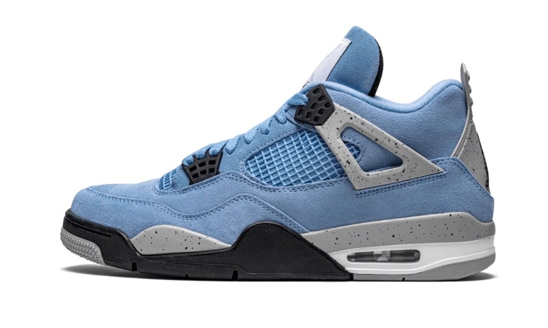 Air Jordan 4 Retro University Blue-influensse