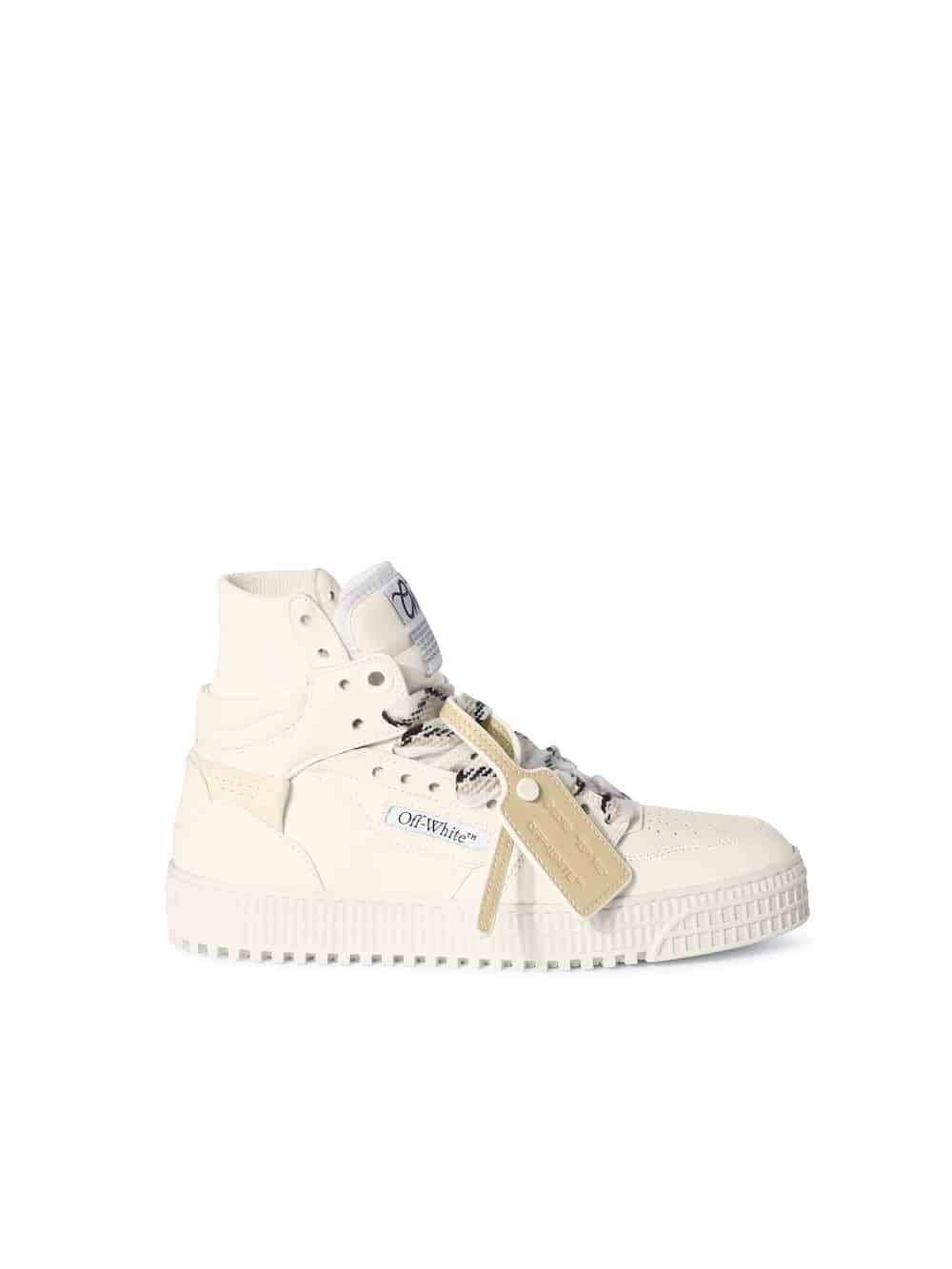 Sneaker cuir 3.0 Out Of Court Calf blanc cassé Off-White-influensse