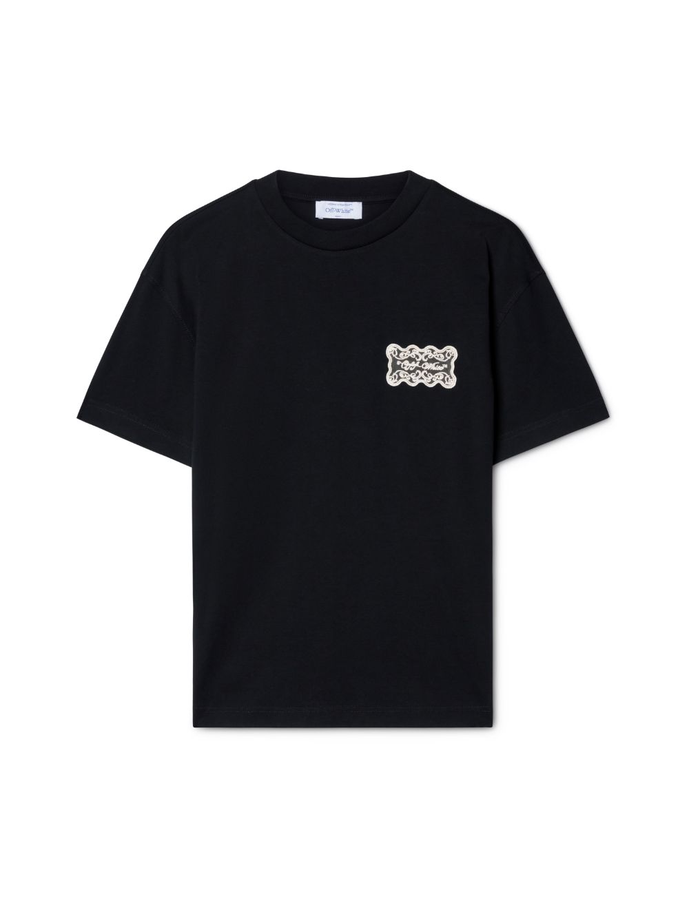 T-shirt Lace Label Reg noir Off-White-influensse