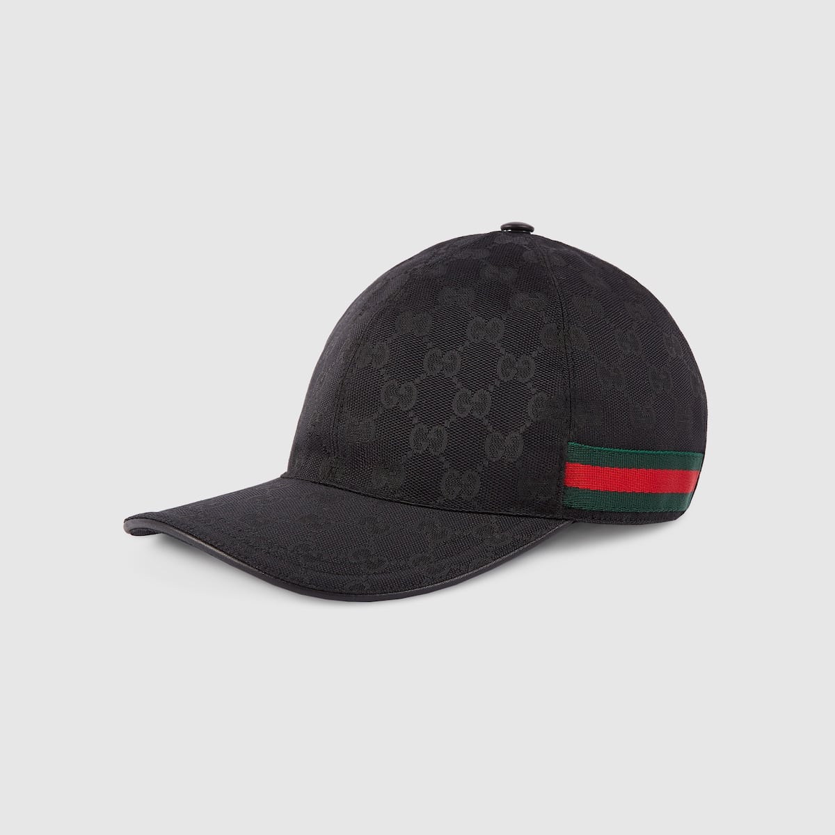 Casquette Toile GG bande Web noir Gucci-influensse