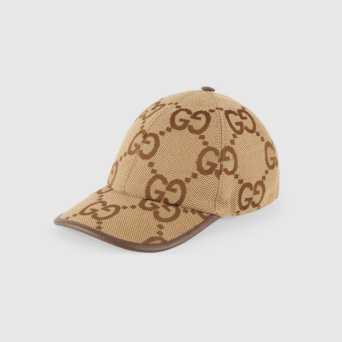 Casquette Toile GG Jumbo camel ébène Gucci-influensse
