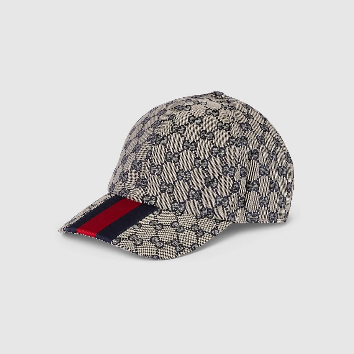 Casquette Toile Original GG beige bleu Gucci-influensse