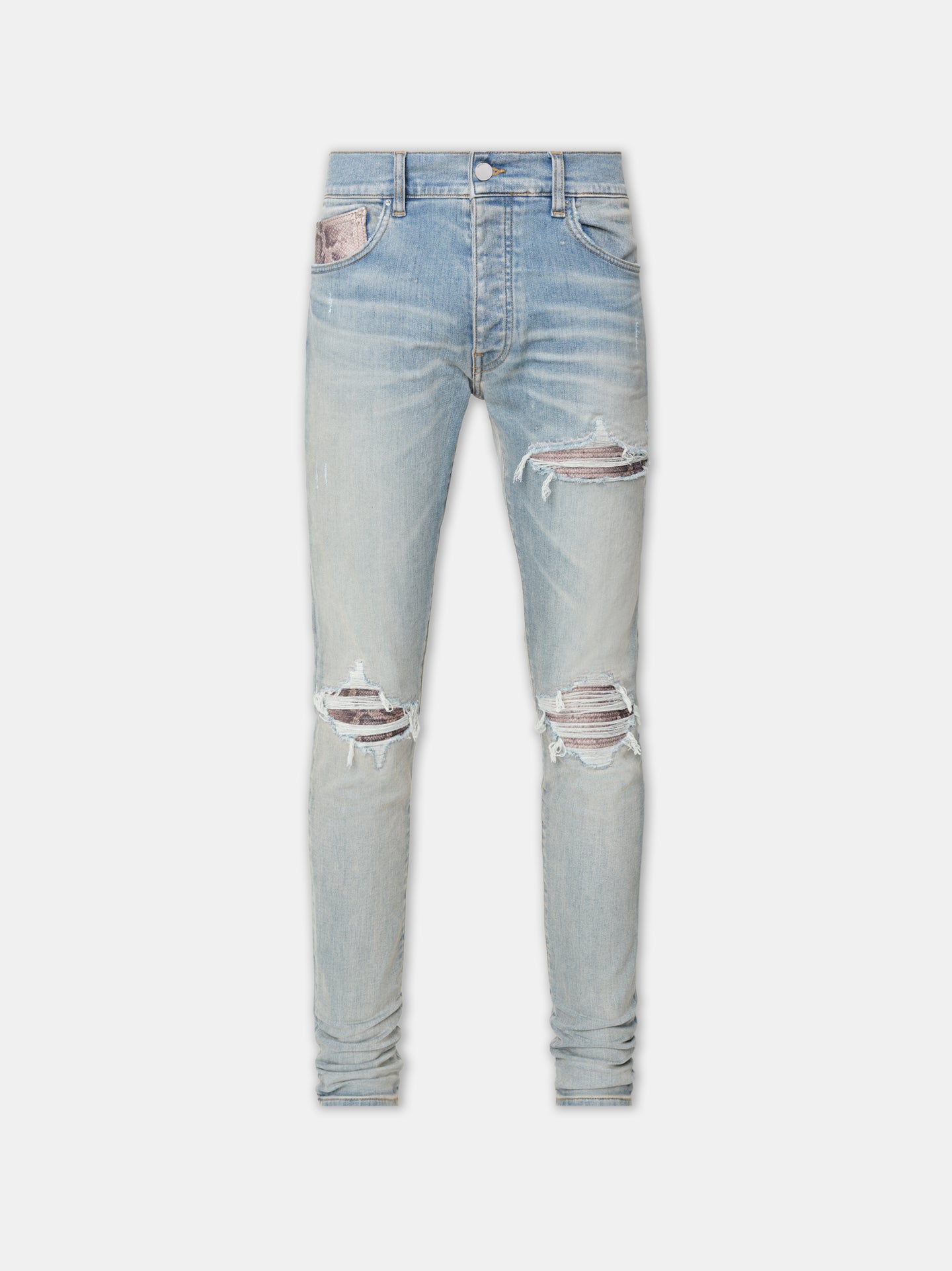 Jean Snake MX1 indigo Amiri-influensse
