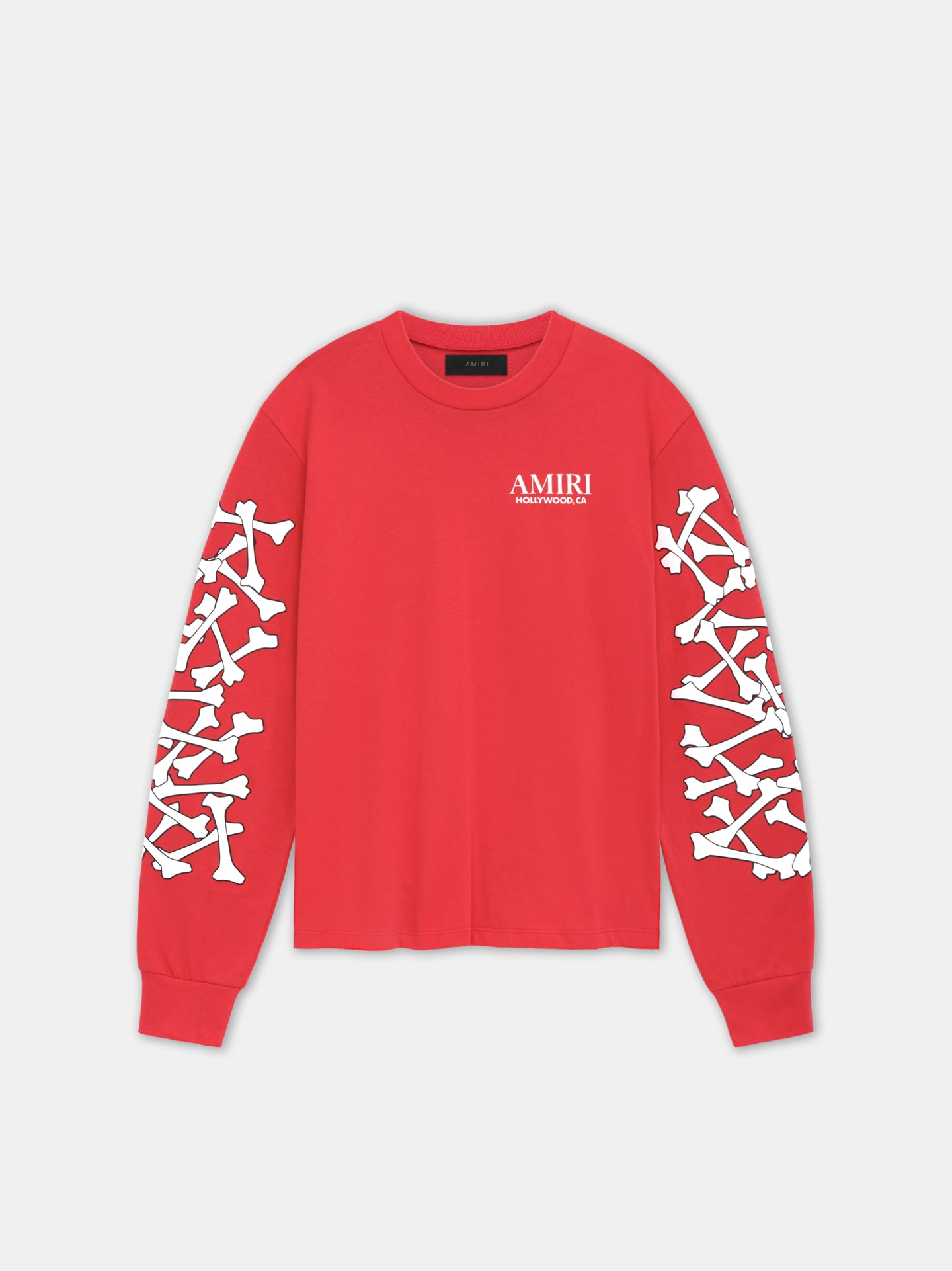 T-shirt ML Bones Stacked rouge Amiri-influensse