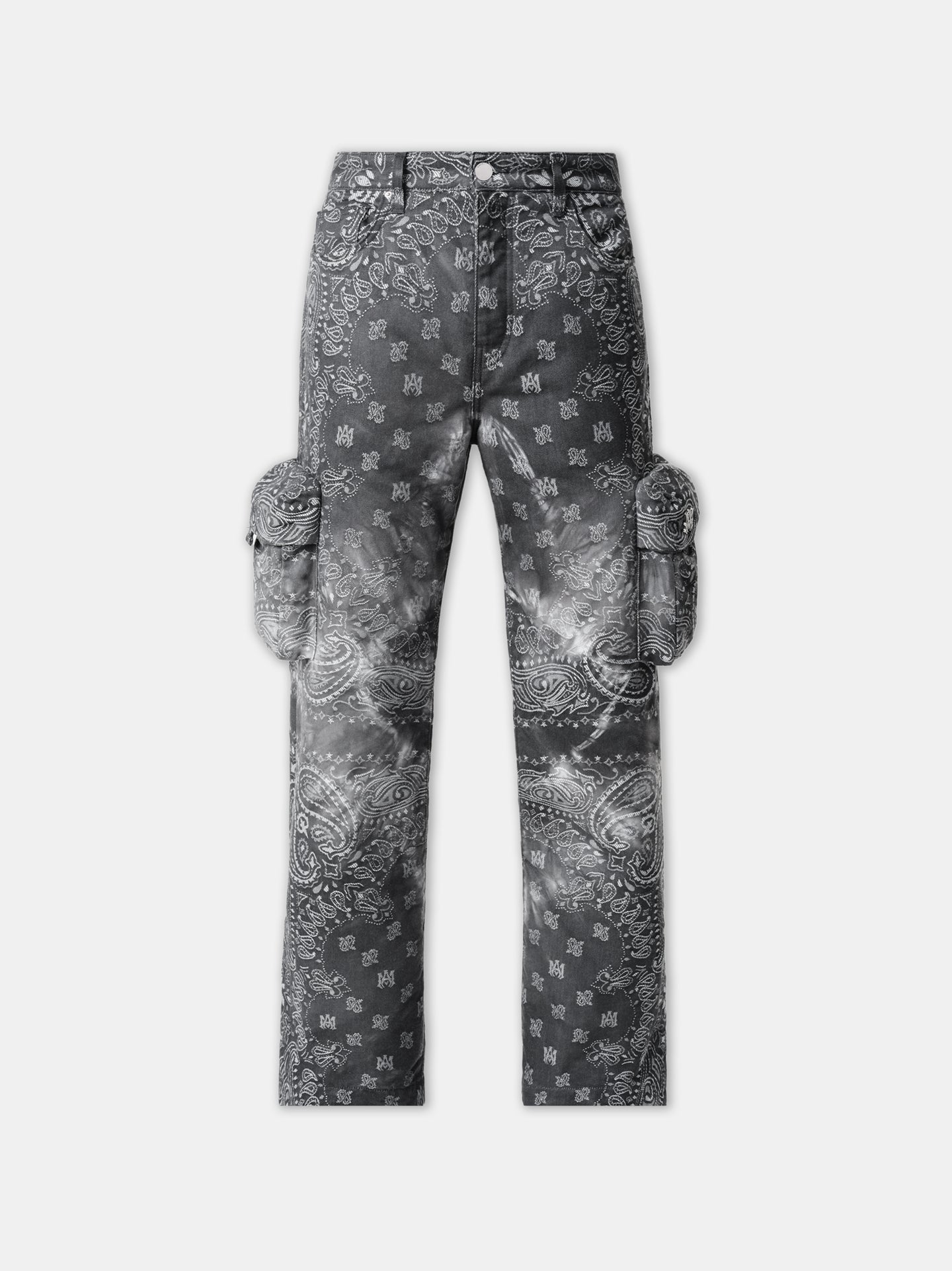 Baggy Tie Dye Bandana M65 Cargo gris Amiri-influensse