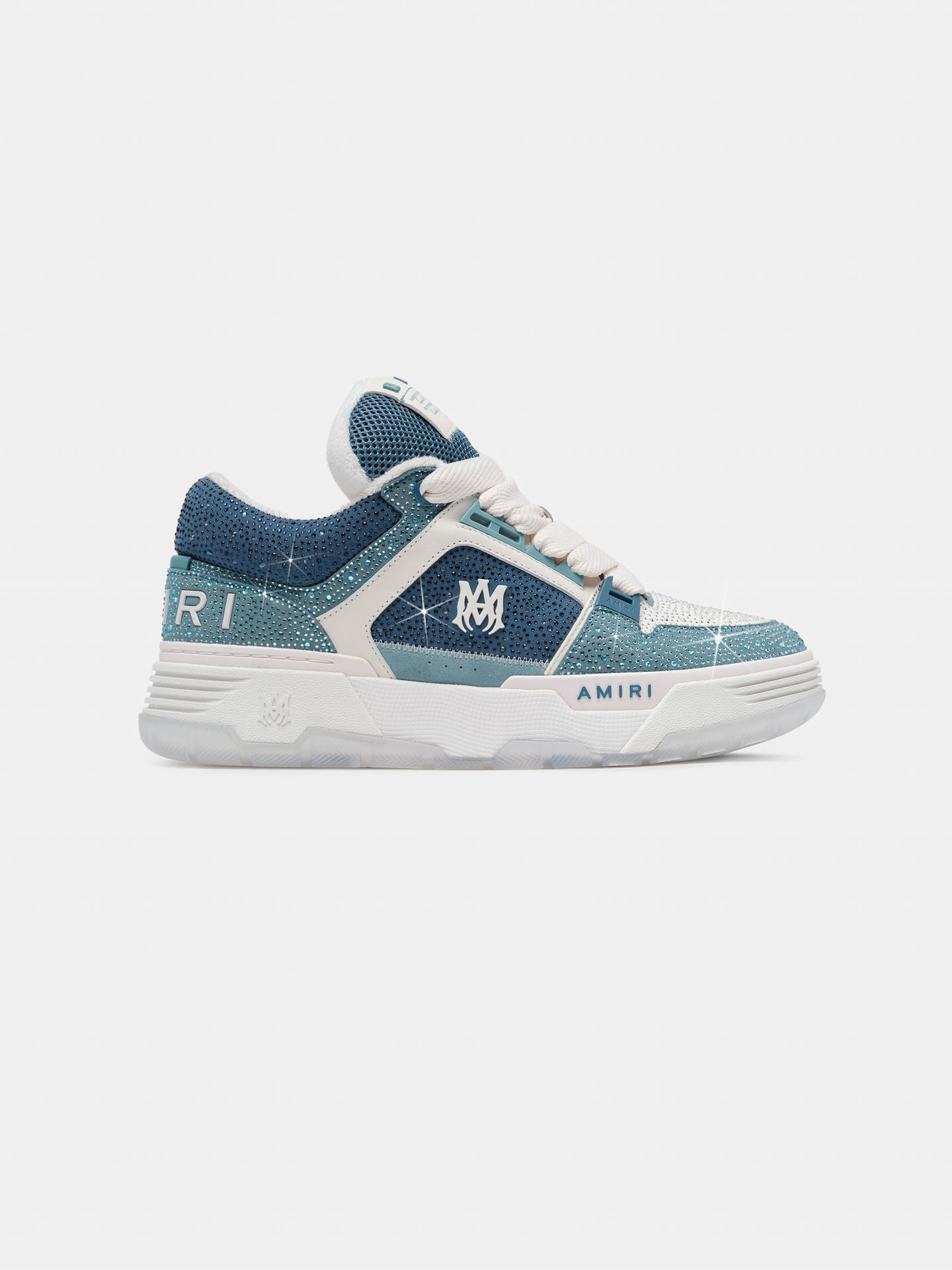 Sneaker Cristal MA-1 bleu poudré Amiri-influensse