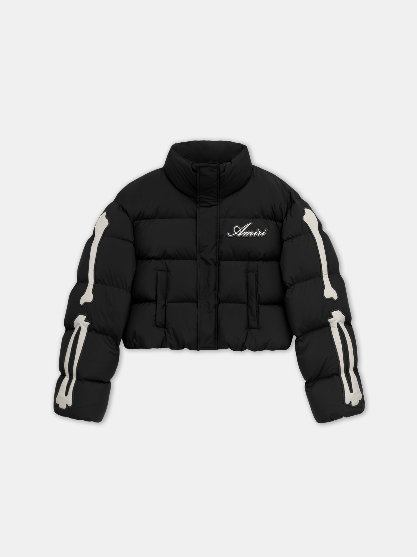 Doudoune courte Bones noir Amiri-influensse