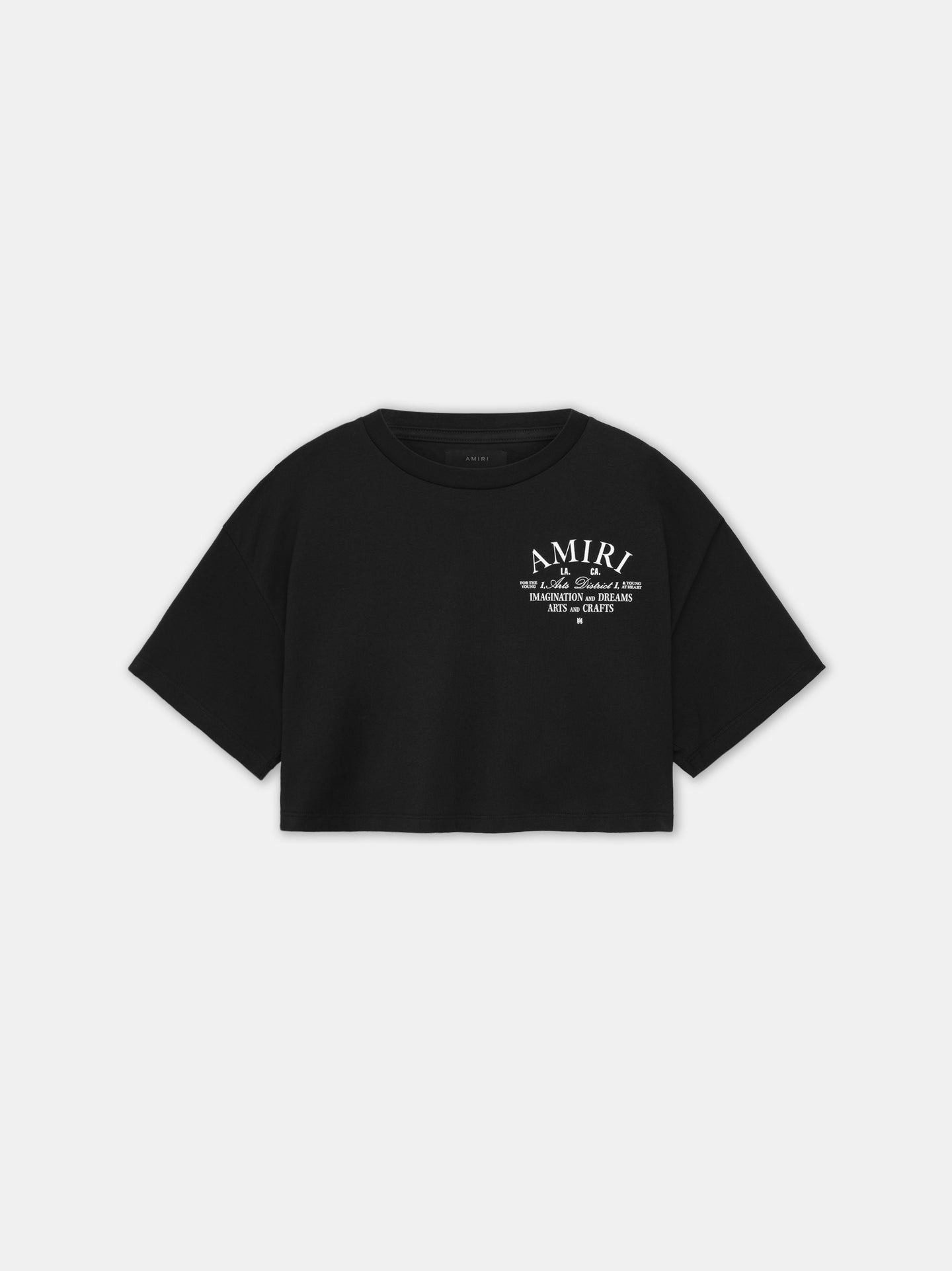 T-shirt court Arts district noir Amiri-influensse