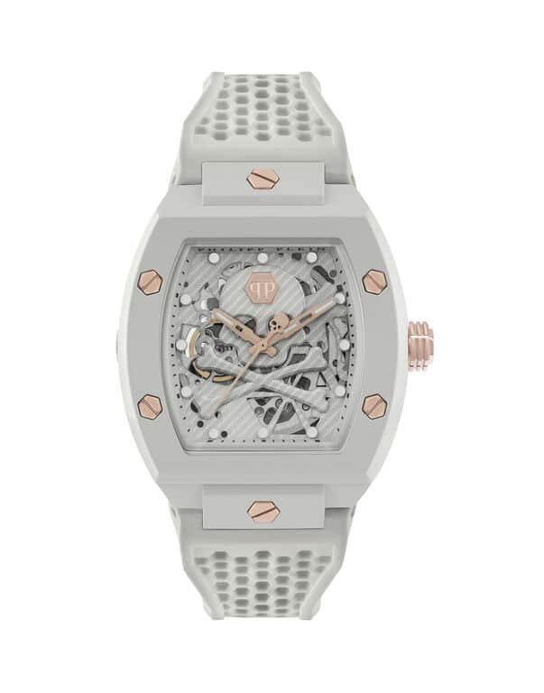 Montre $keleton Ecoceramic blanc Philipp Plein-influensse