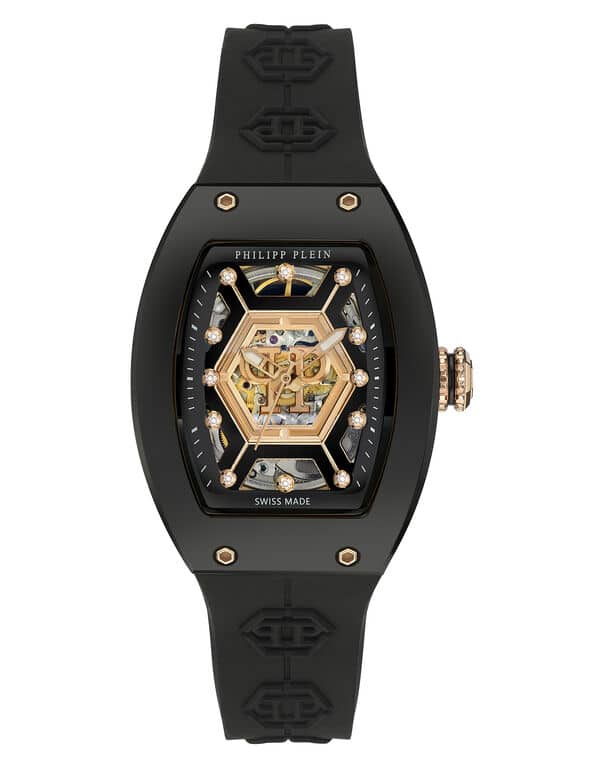 Montre Diamond Crypto Queen Galaxy noire Philipp Plein-influensse