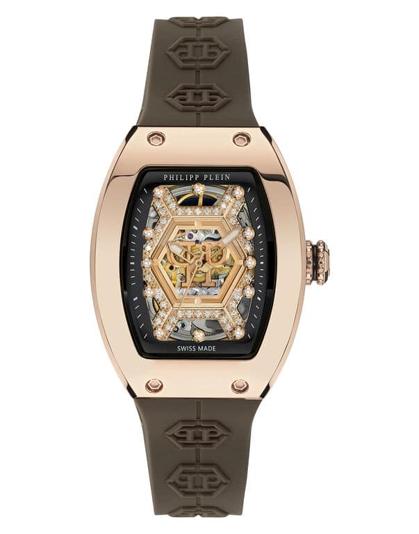 Montre Diamond Crypto Queen Venom or rose Philipp Plein-influensse