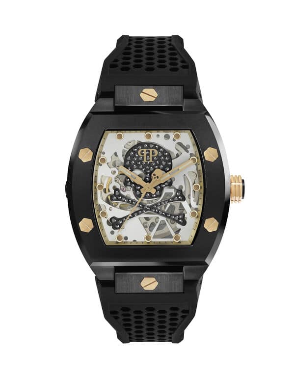 Montre $keleton Caviar noir Philipp Plein-influensse