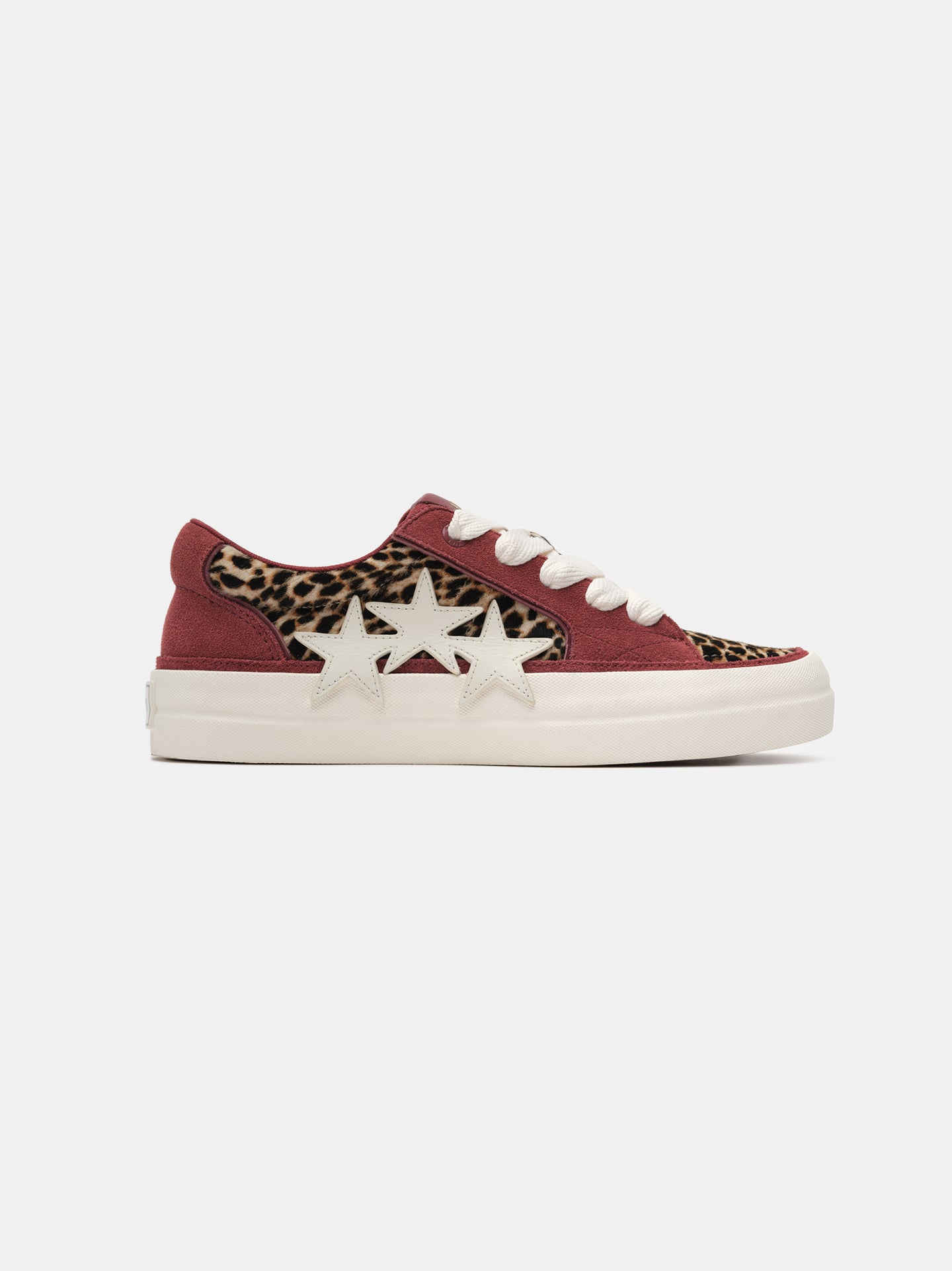 Sneaker Sunset Skate low leopard bordeaux Amiri-influensse