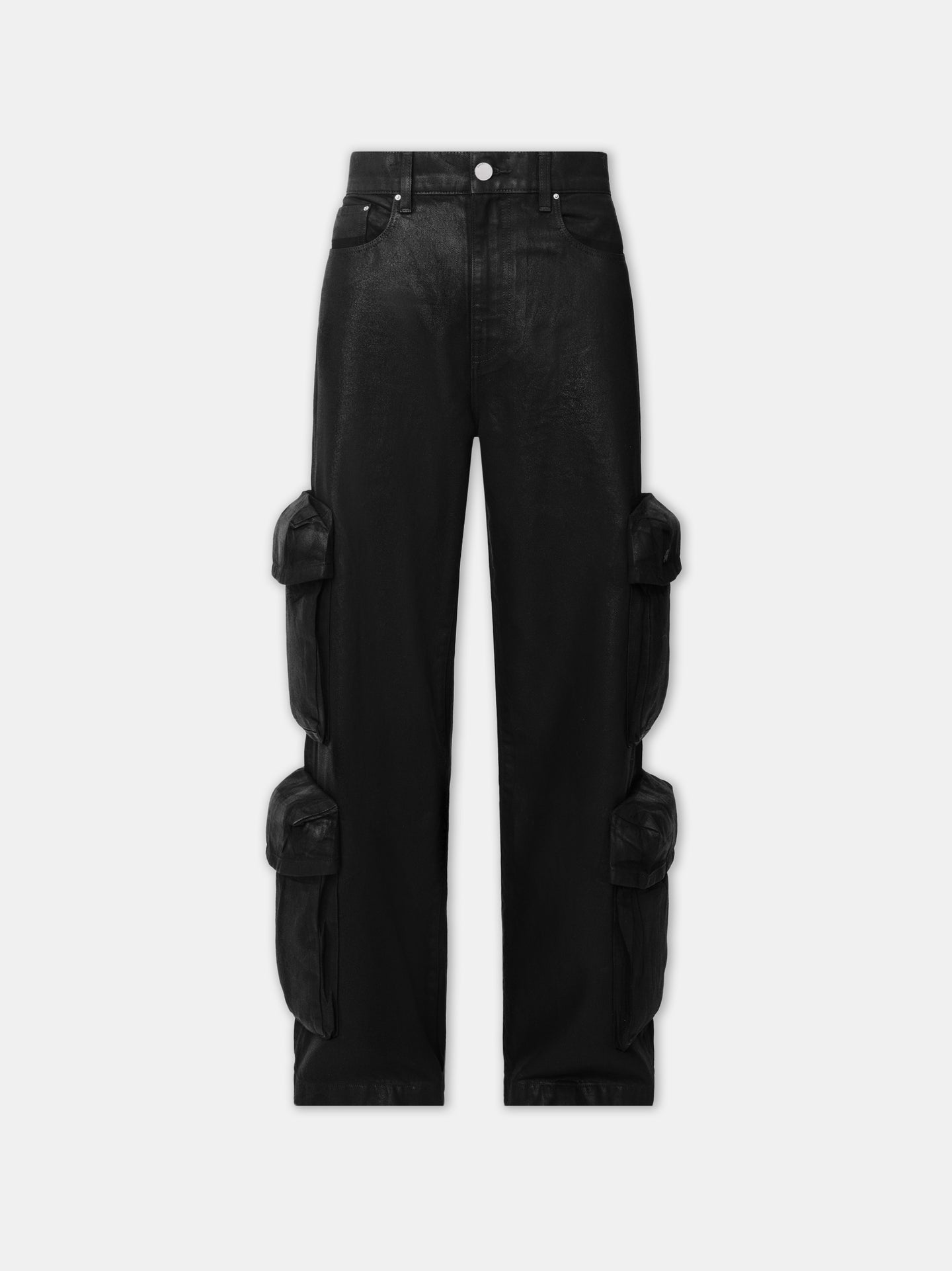 Baggy Cargo ciré noir Amiri-influensse