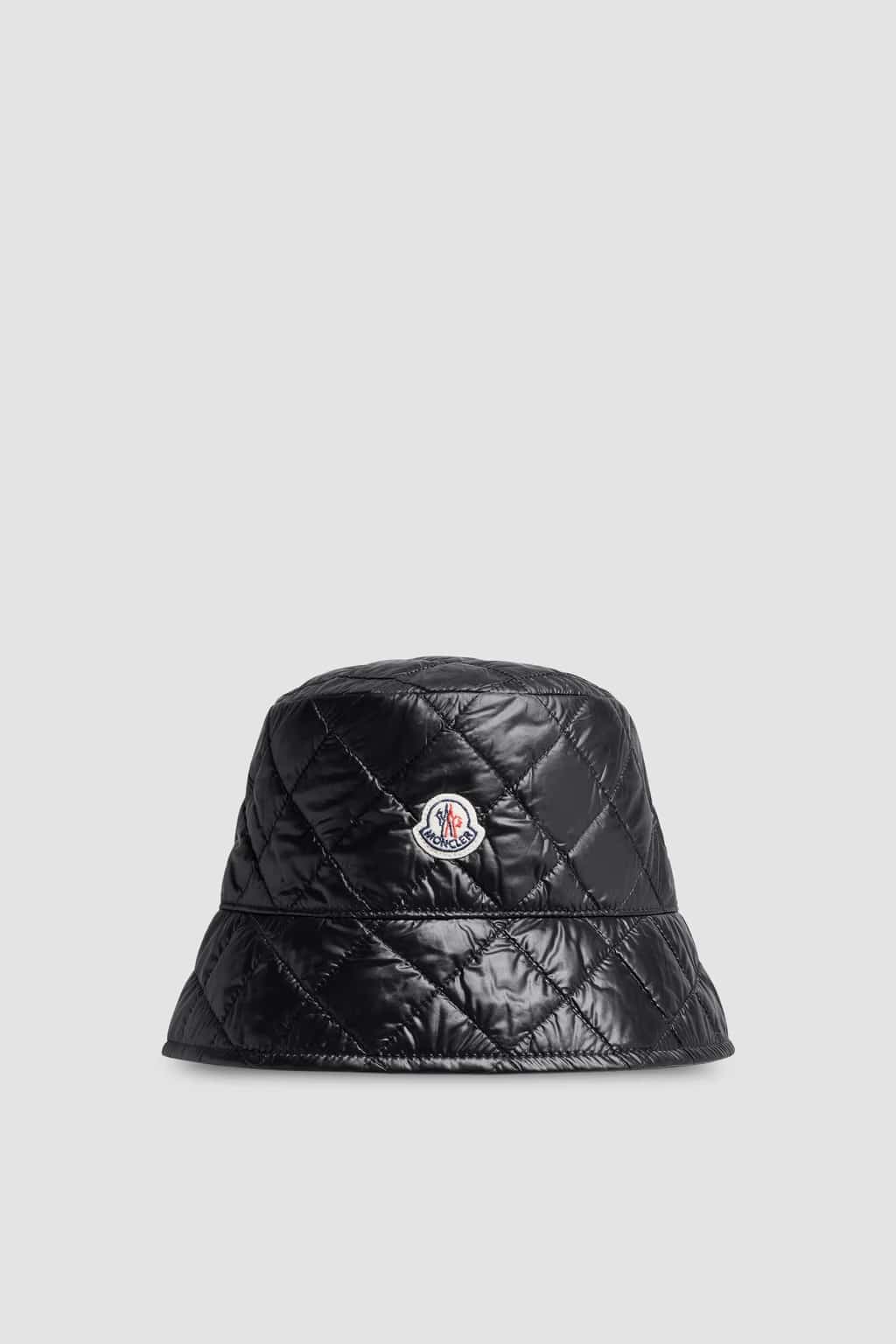 Bob nylon matelas noir Moncler-influensse