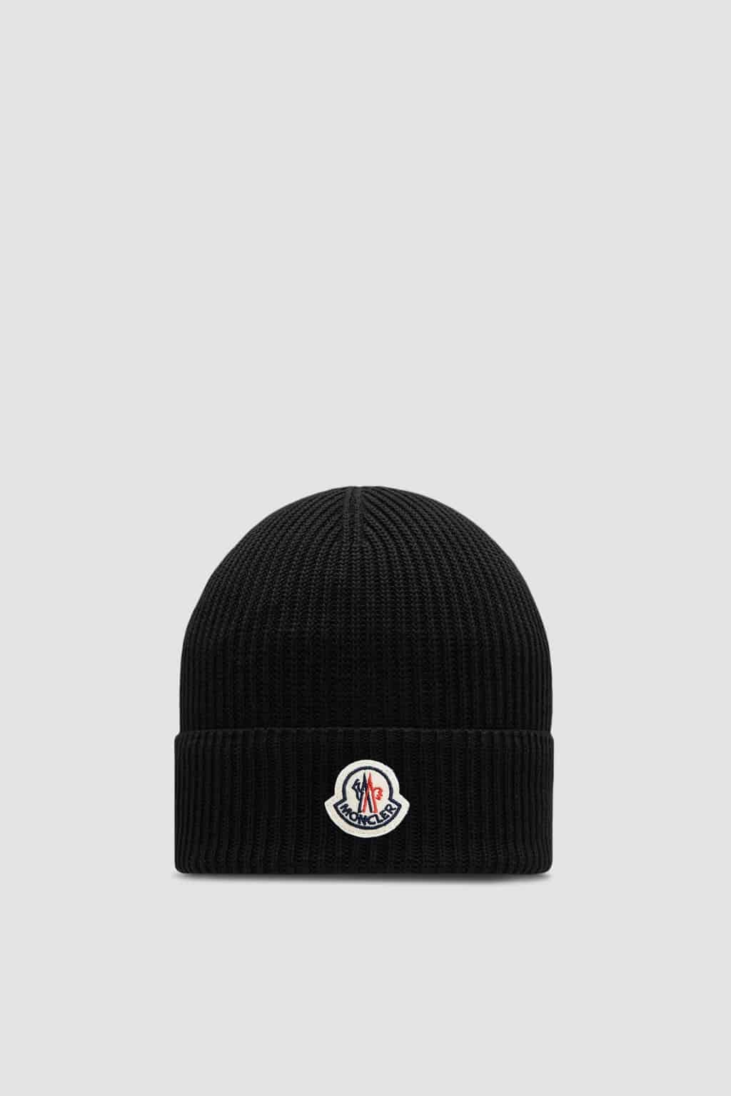 Bonnet coton bio noir Moncler-influensse