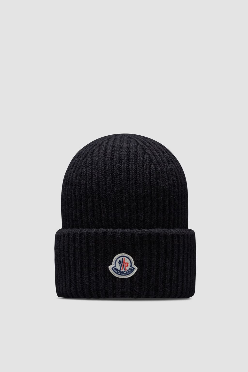 Bonnet laine cachemire noir Moncler-influensse