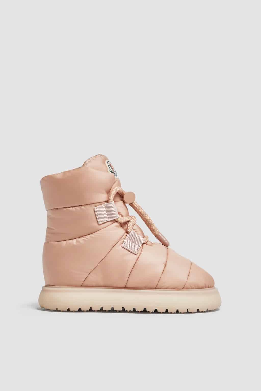 Bottines Gaia matelas rose Moncler-influensse