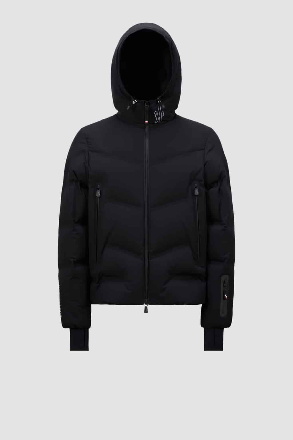 Doudoune courte capuche Arcesaz noir Moncler-influensse