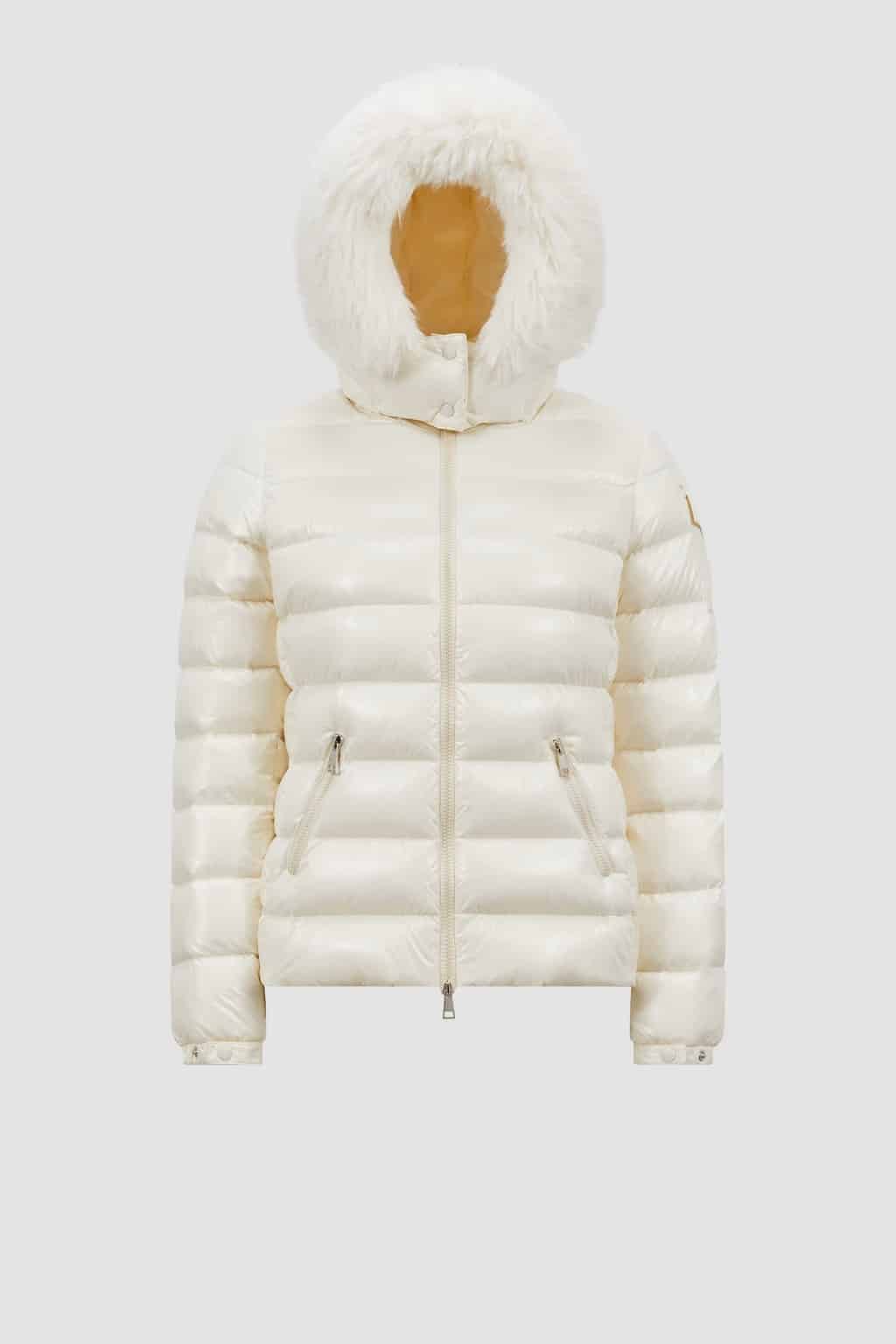 Doudoune courte capuche Badyf blanc Moncler-influensse
