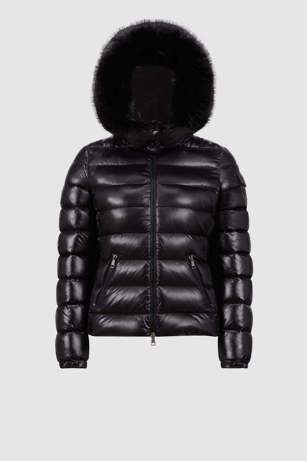 Doudoune courte capuche Badyf noir Moncler-influensse