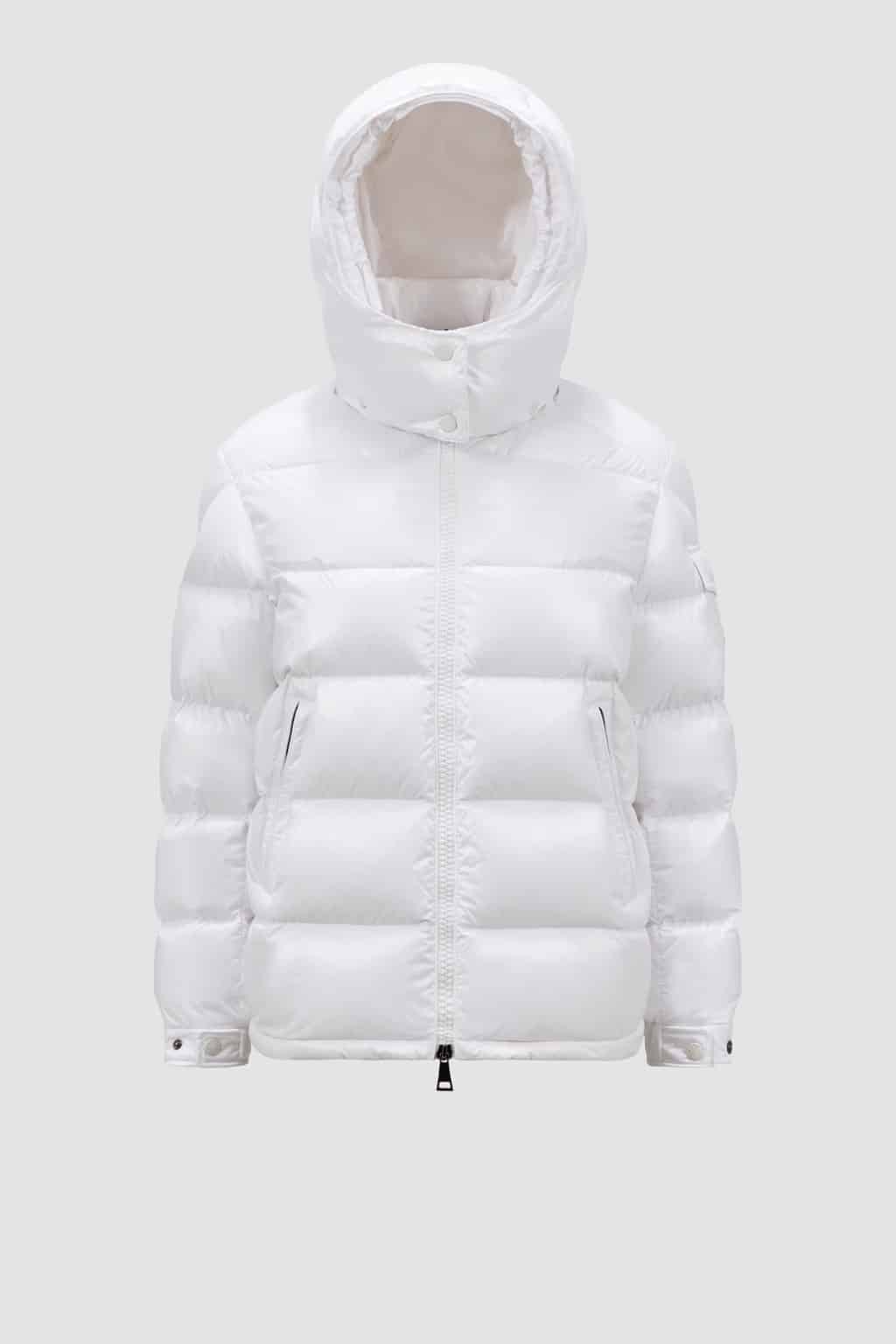 Doudoune courte capuche Maire blanc Moncler-influensse
