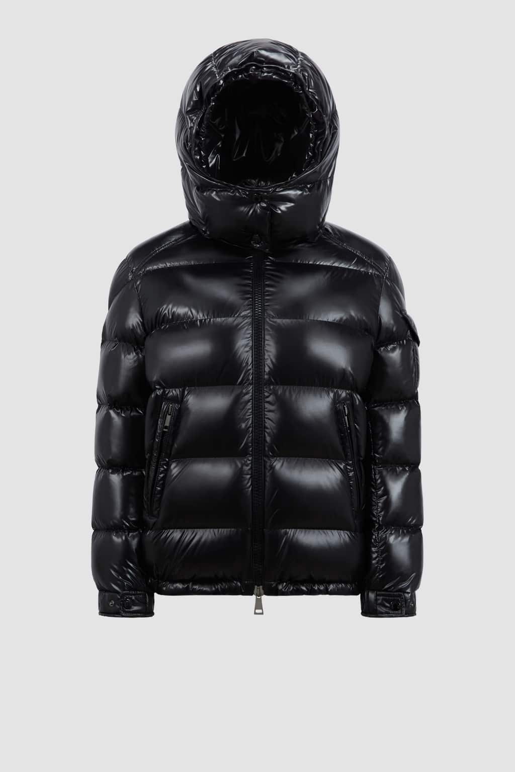 Doudoune courte capuche Maire noir Moncler-influensse