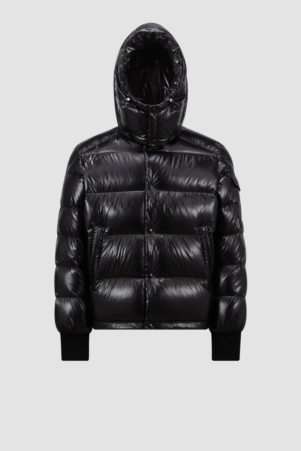 Doudoune courte capuche Maljasset noir Moncler-influensse