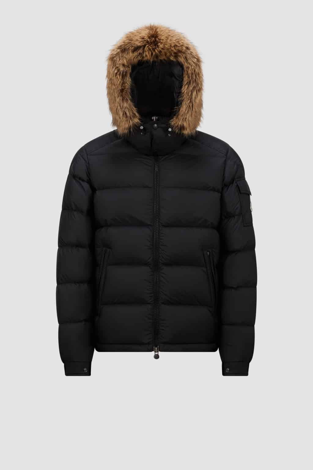 Doudoune courte capuche Mayaf noir Moncler-influensse
