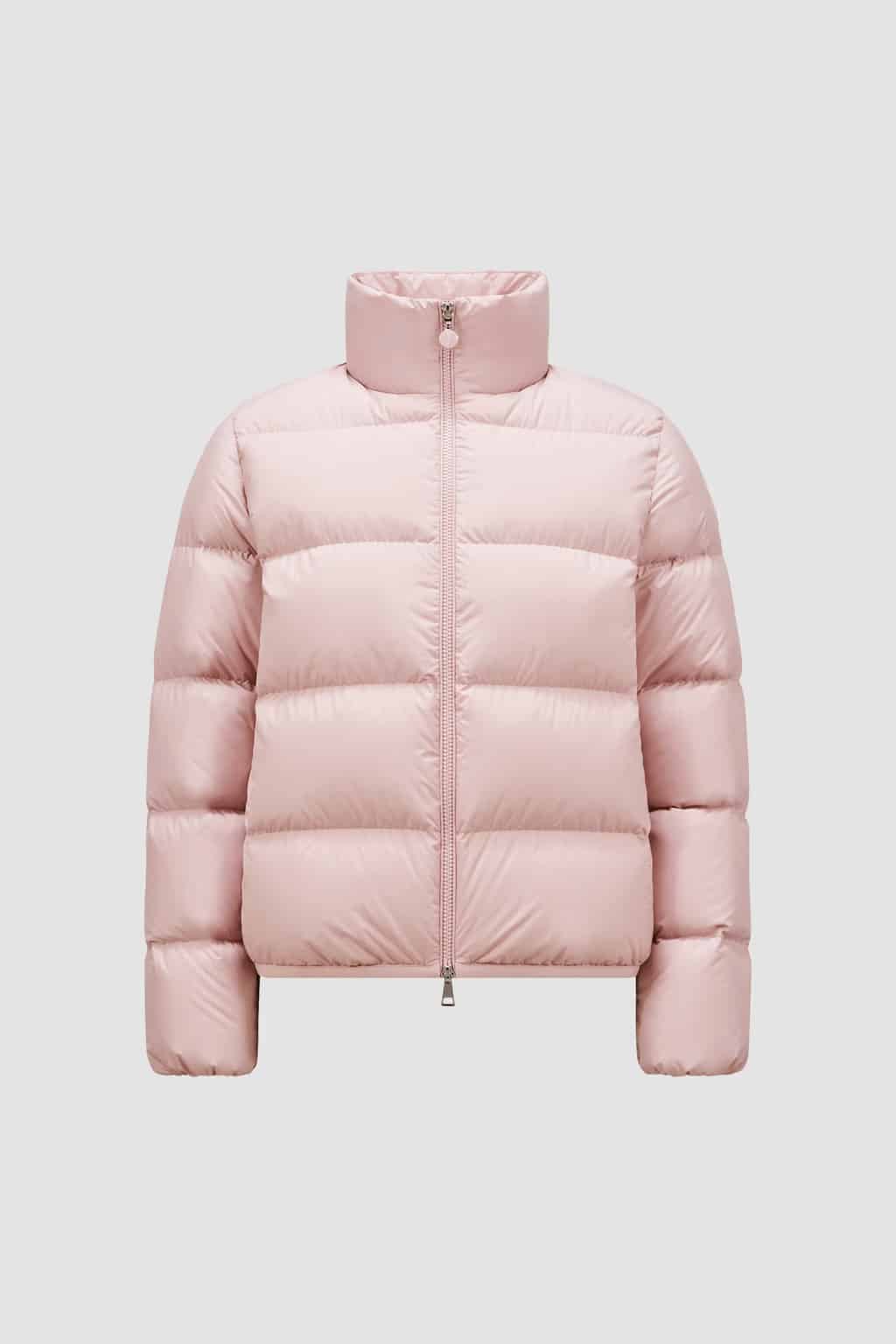 Doudoune courte Abbadia rose clair Moncler-influensse