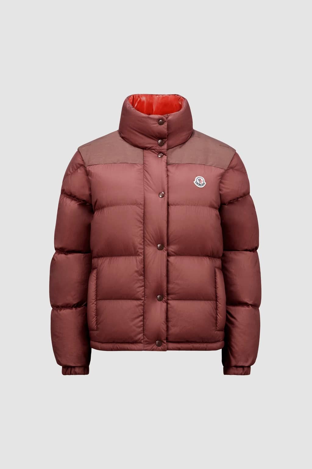 Doudoune courte réversible bordeaux Moncler Verone-influensse