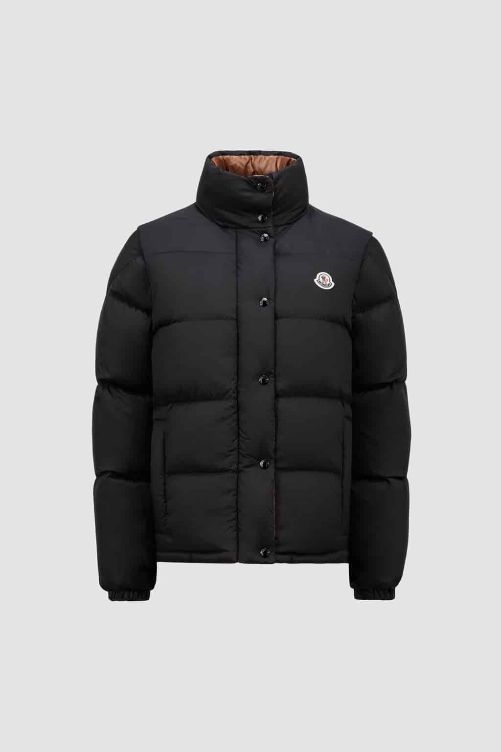 Doudoune courte réversible noir Moncler Verone-influensse