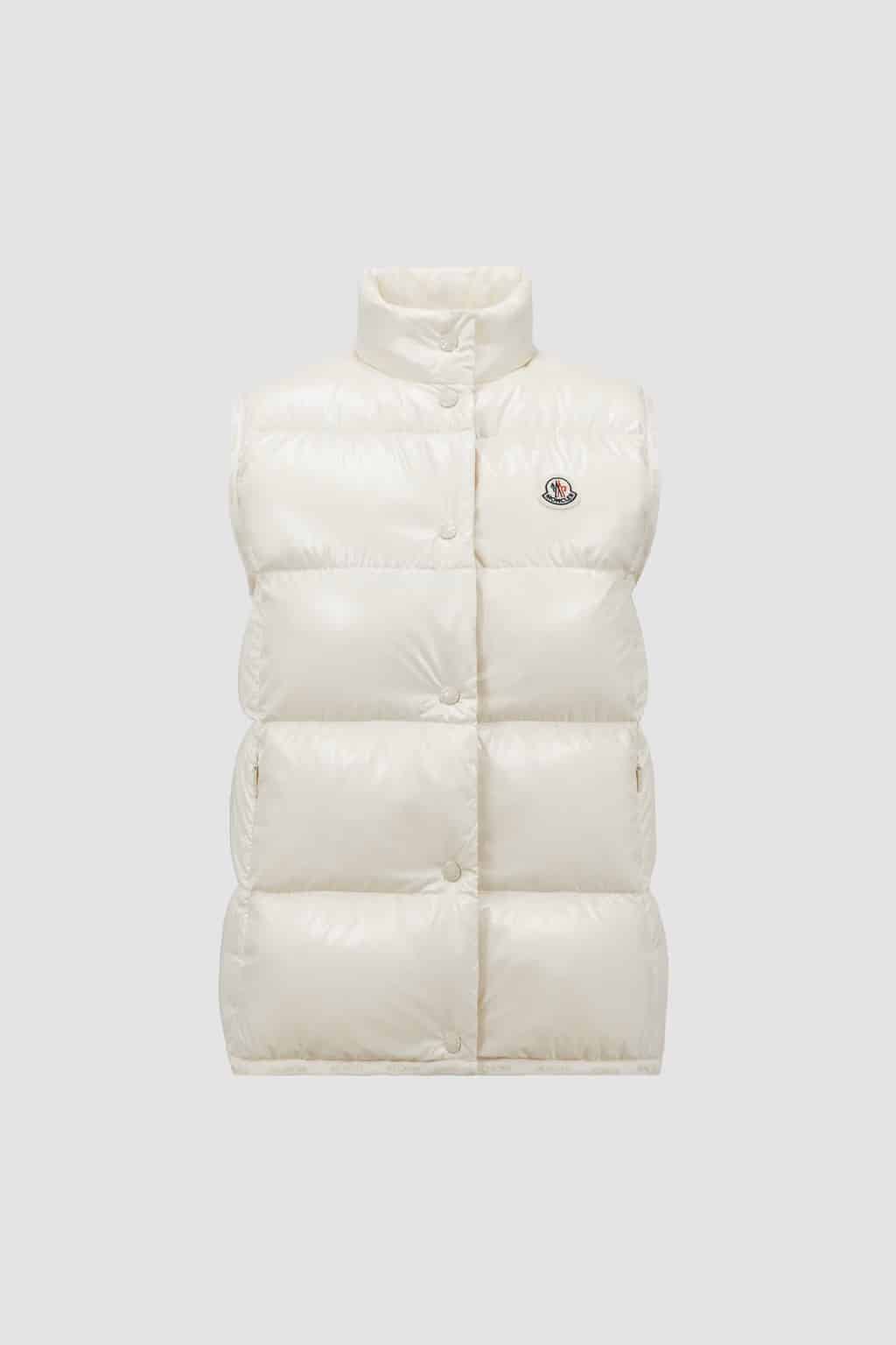 Doudoune sans manches Badia blanc Moncler-influensse