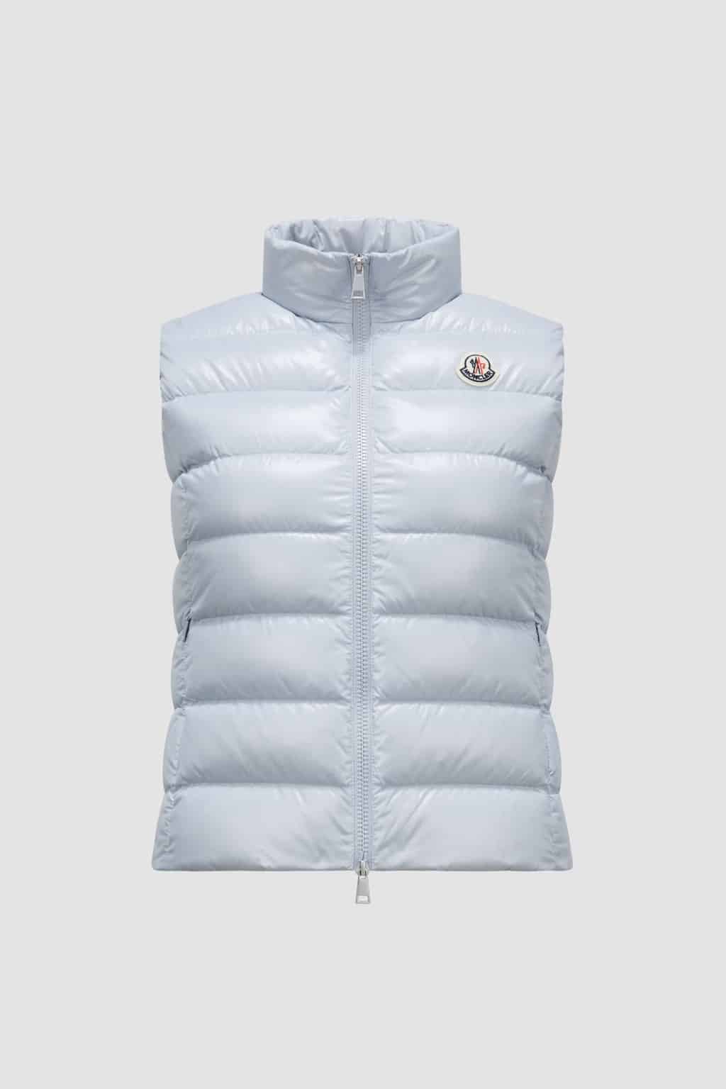 Doudoune sans manches Ghany bleu clair Moncler-influensse