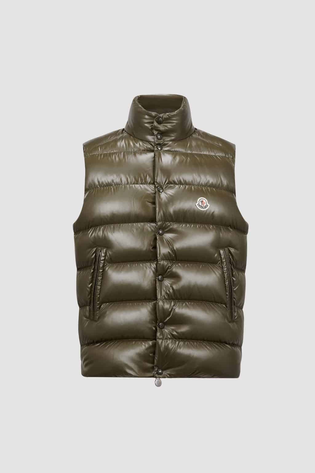Doudoune sans manches Tibb vert olive Moncler-influensse