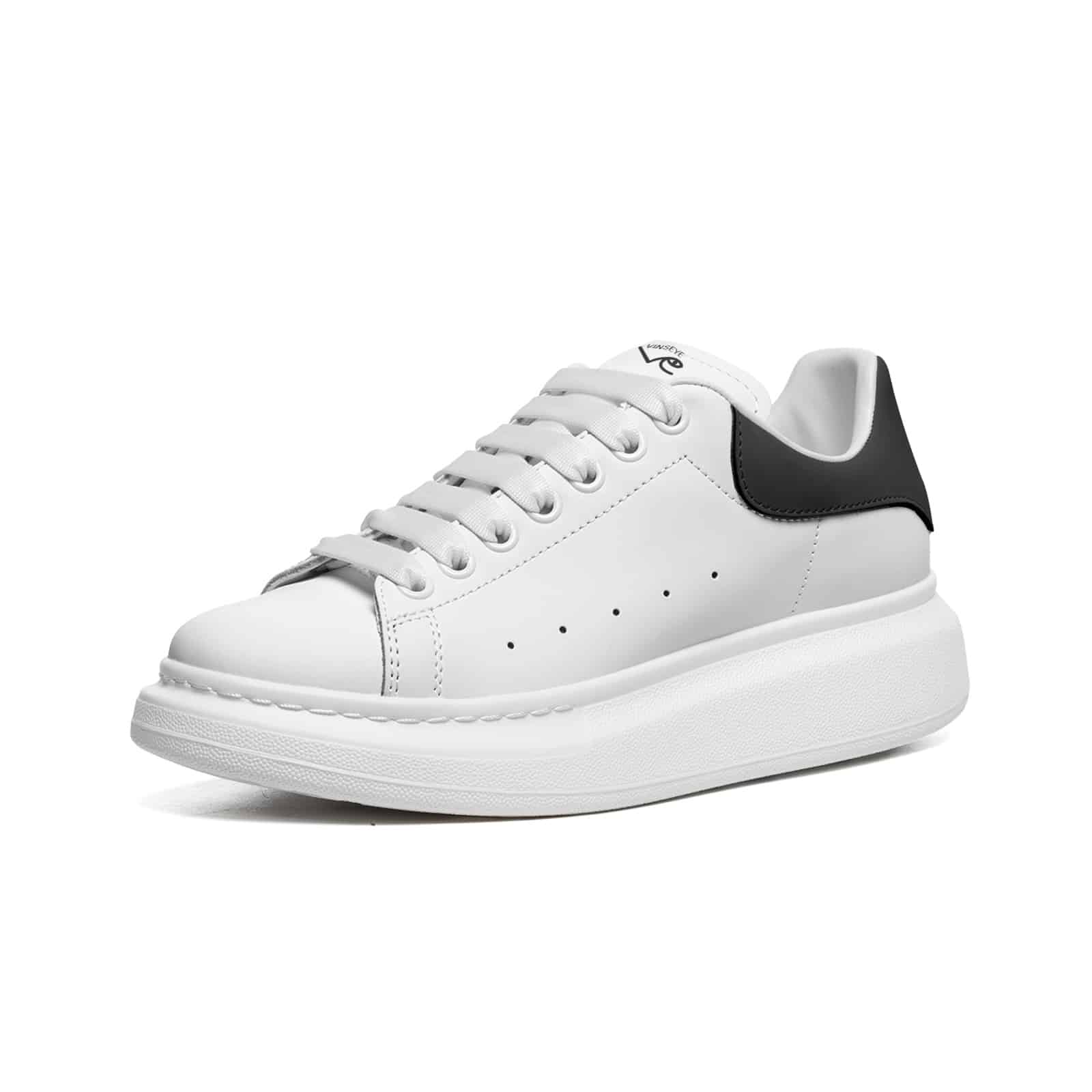 Baskets luxe 1972 cuir blanc Vinseye x Alexander Mcqueen-influensse