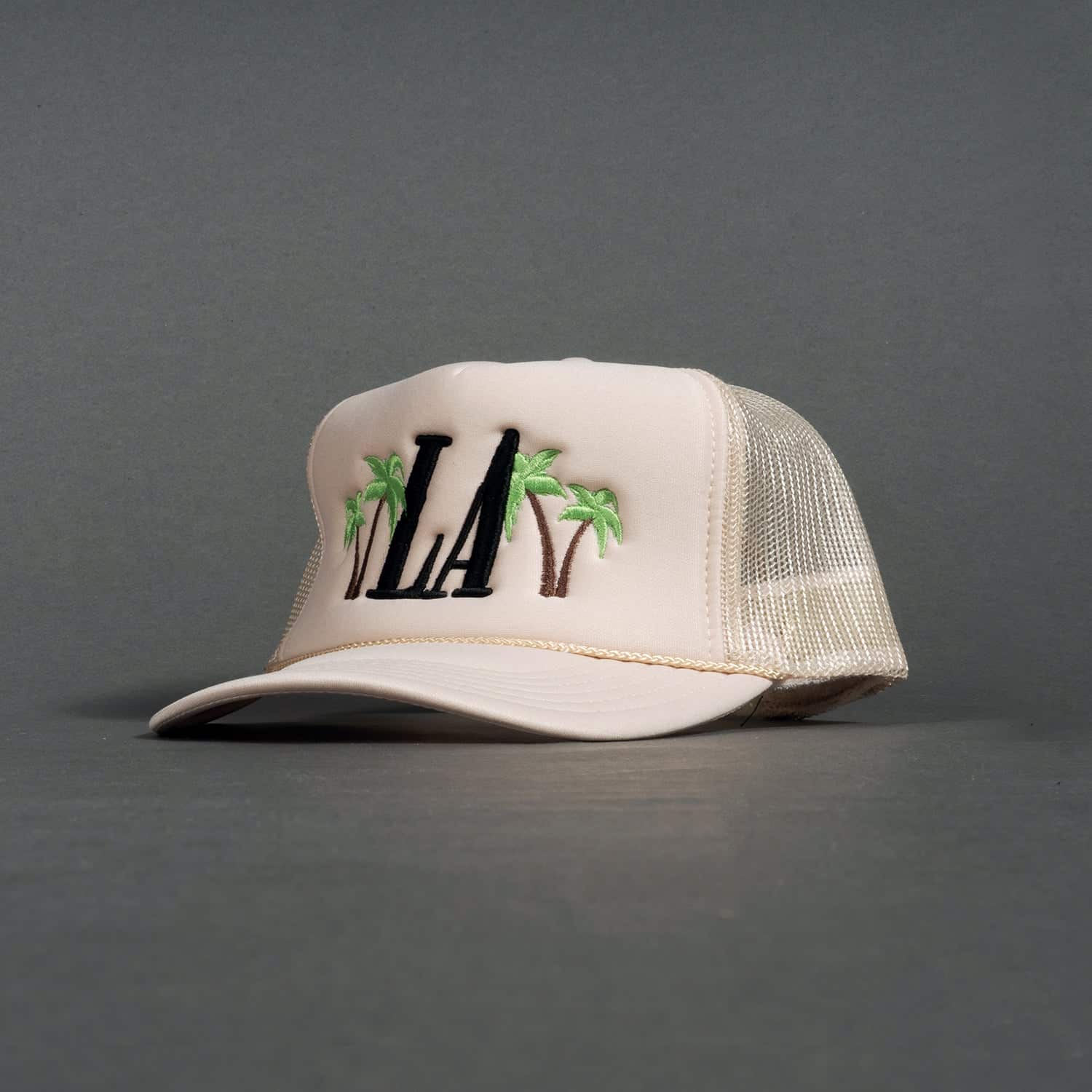 Casquette trucker LA Palms Tan No Cap-influensse