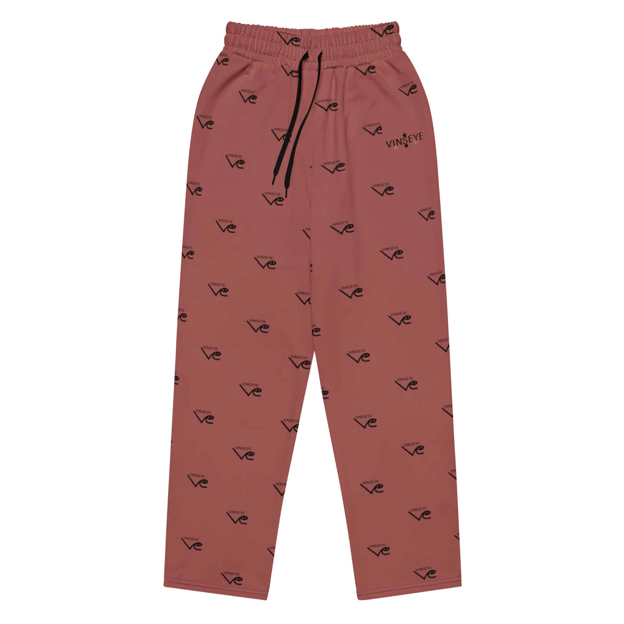 Pantalon survêtement large monogram Roof Terracotta vinseye-influensse