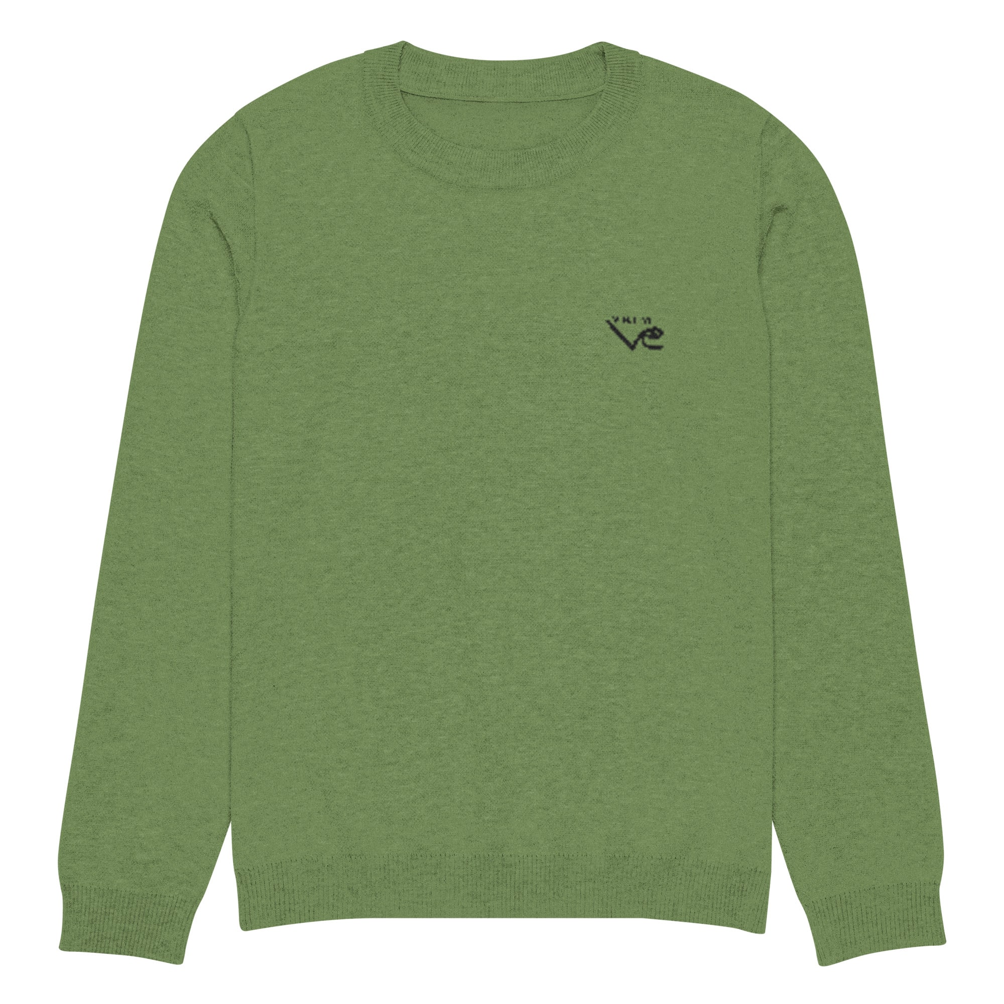 Pull tricot classic luxe New logo vert gazon Vinseye-influensse