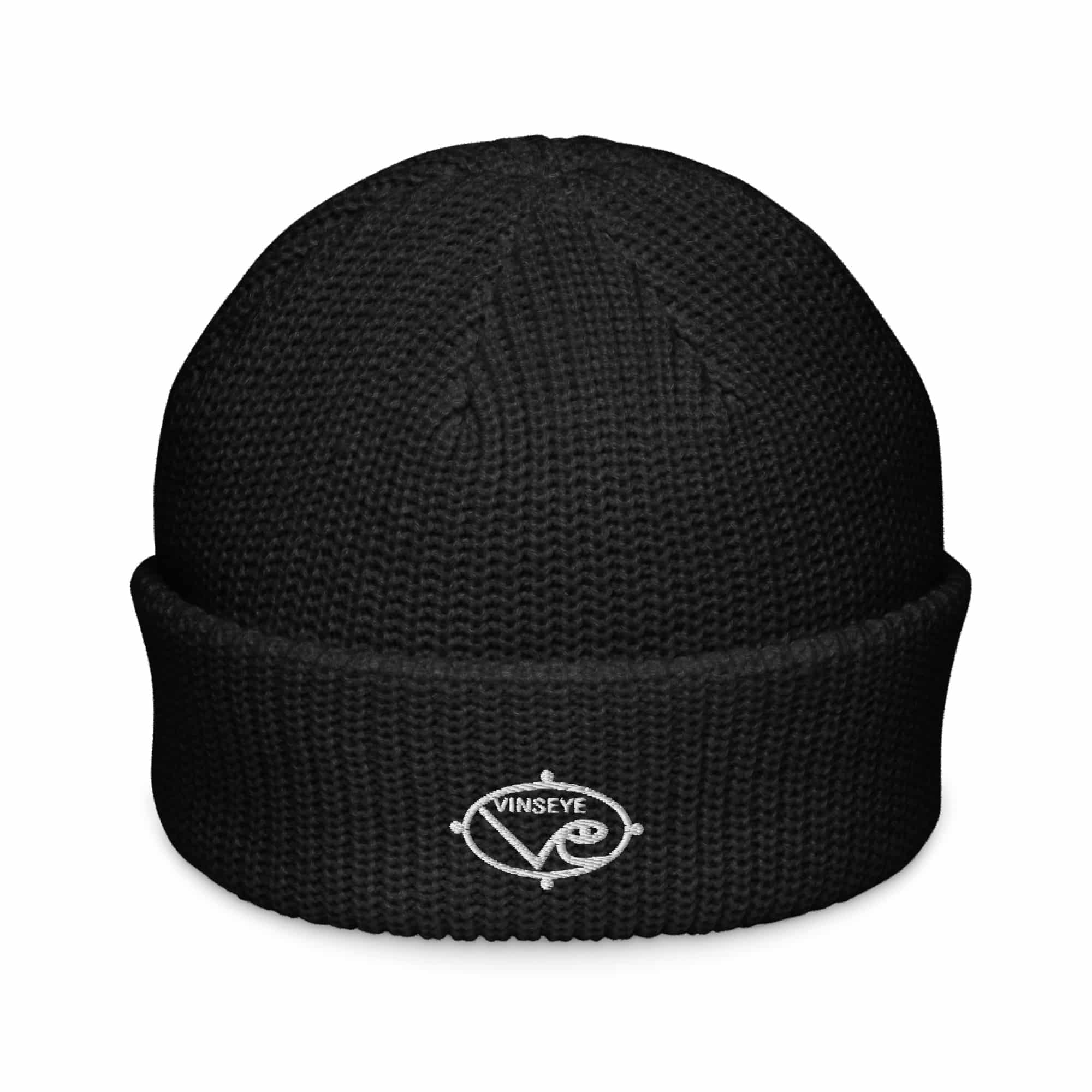Bonnet streetwear luxe fisherman noir Vinseye-influensse