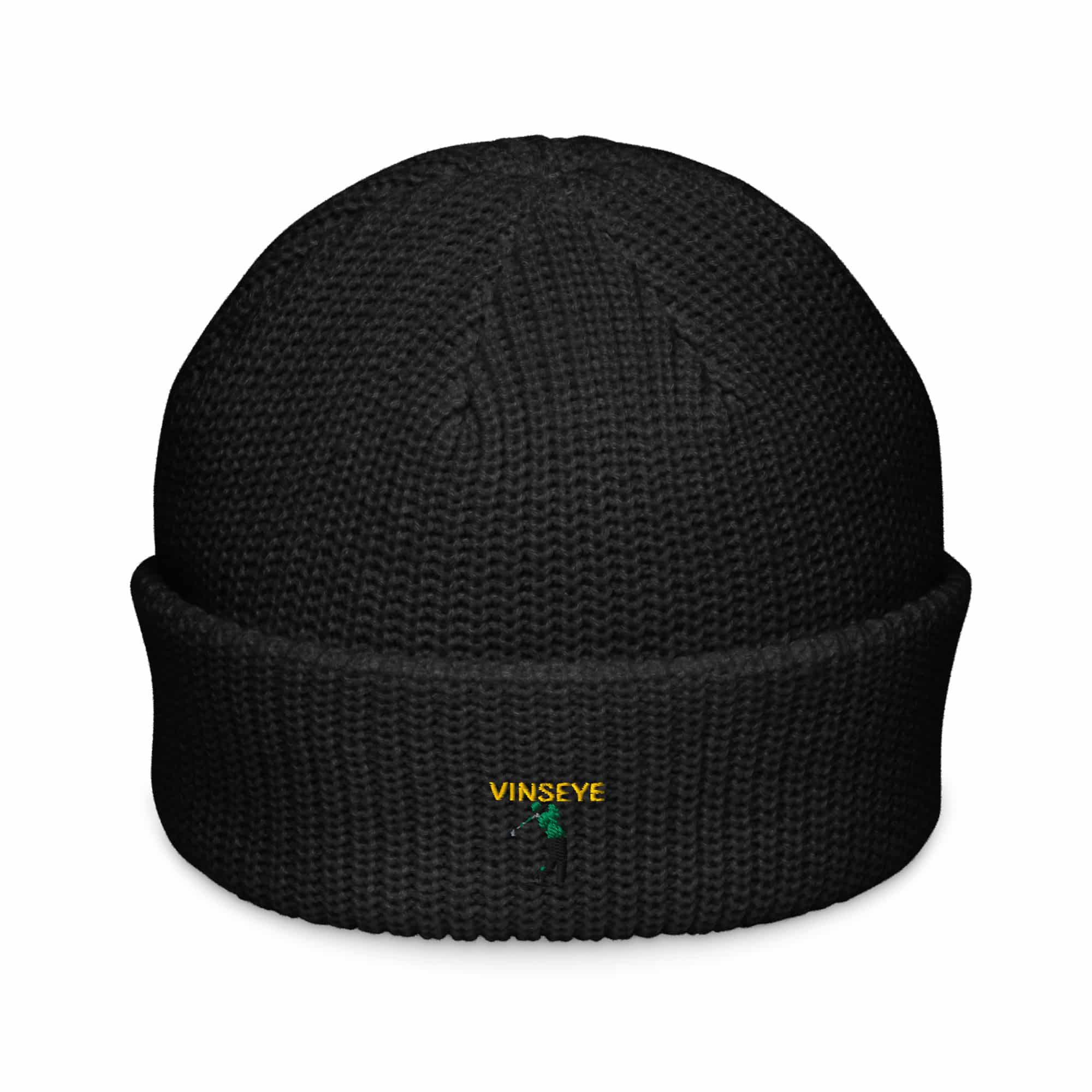 Bonnet luxe Street golfer noir Vinseye-influensse