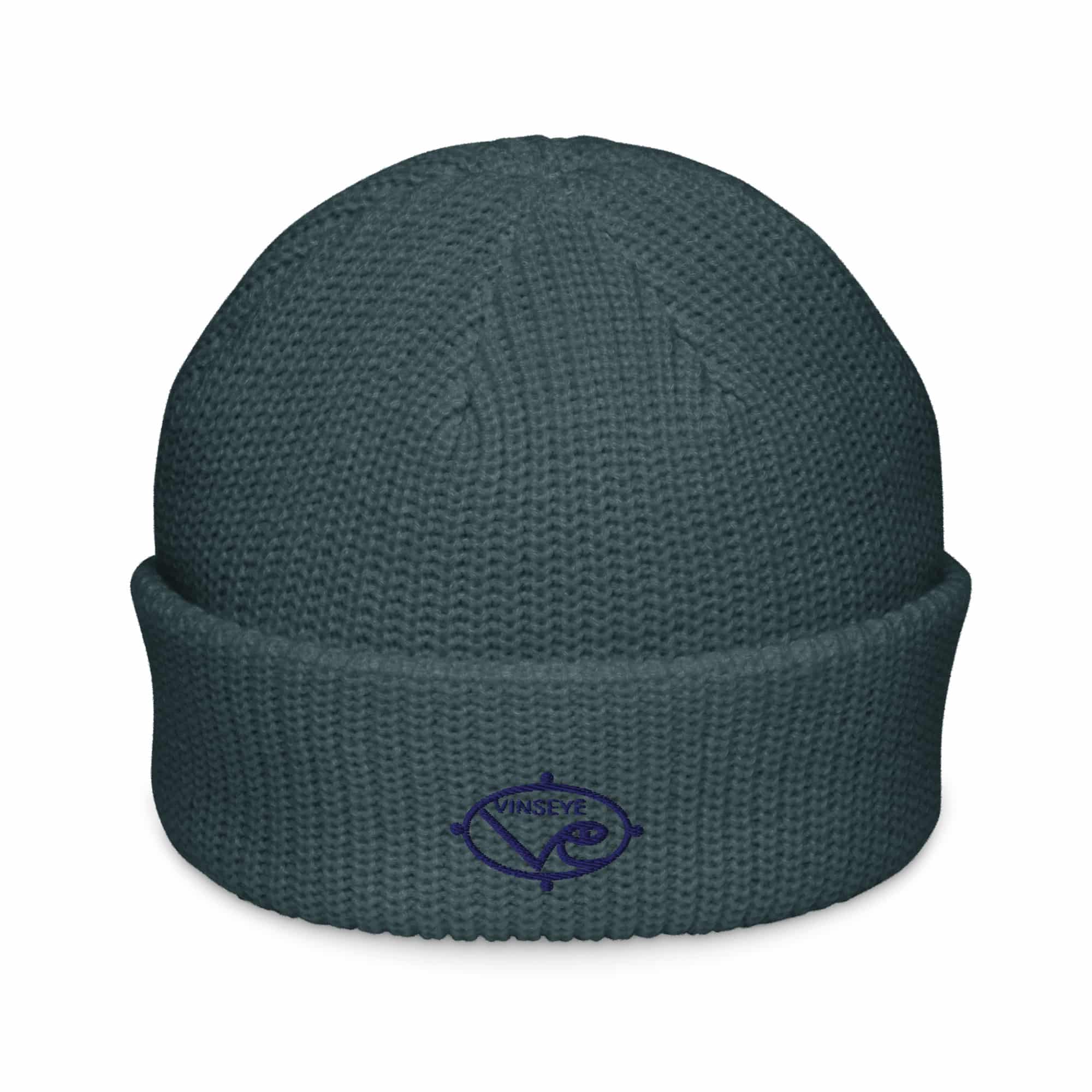 Bonnet streetwear luxe fisherman petrol blue Vinseye-influensse