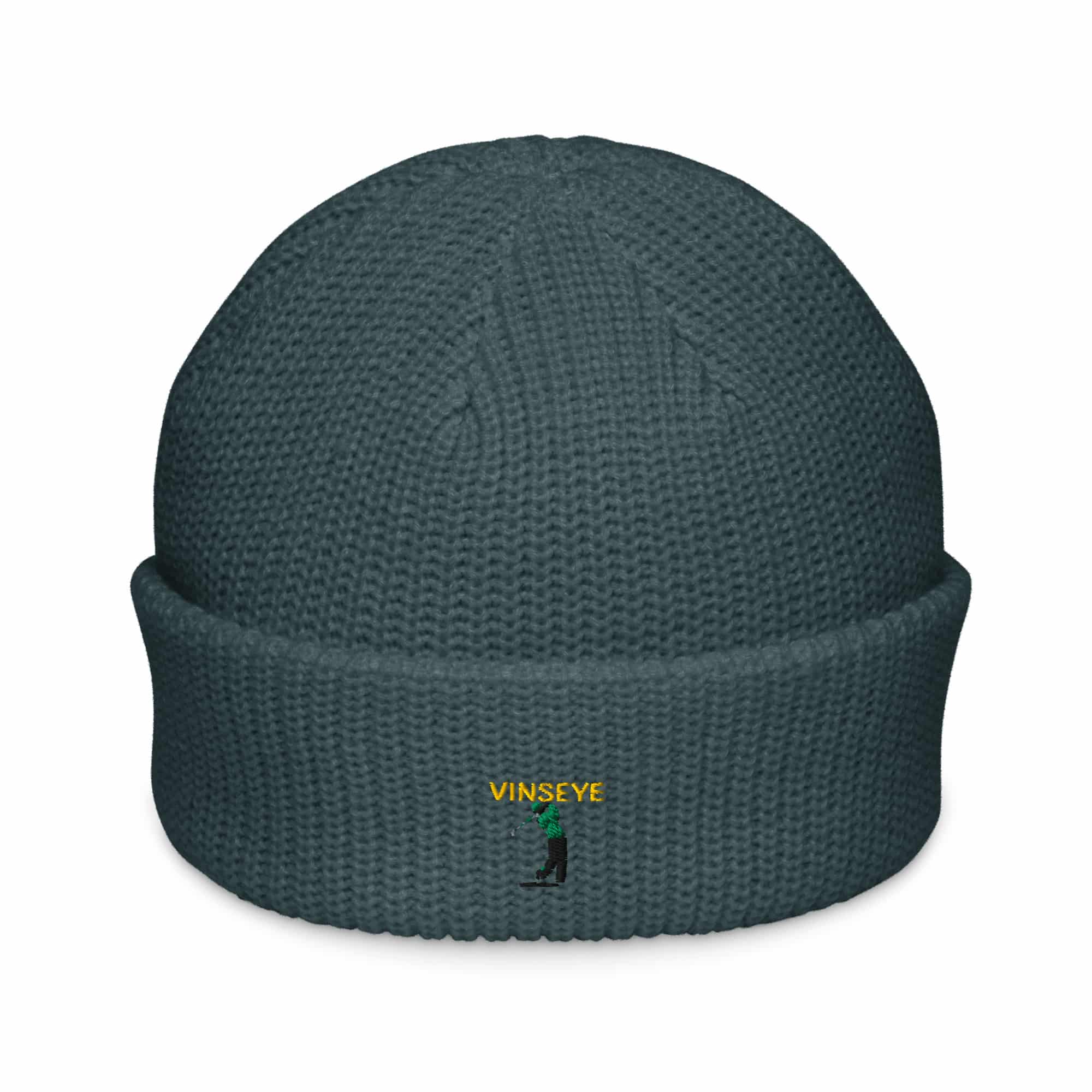 Bonnet luxe Street golfer Petrol blue Vinseye-influensse