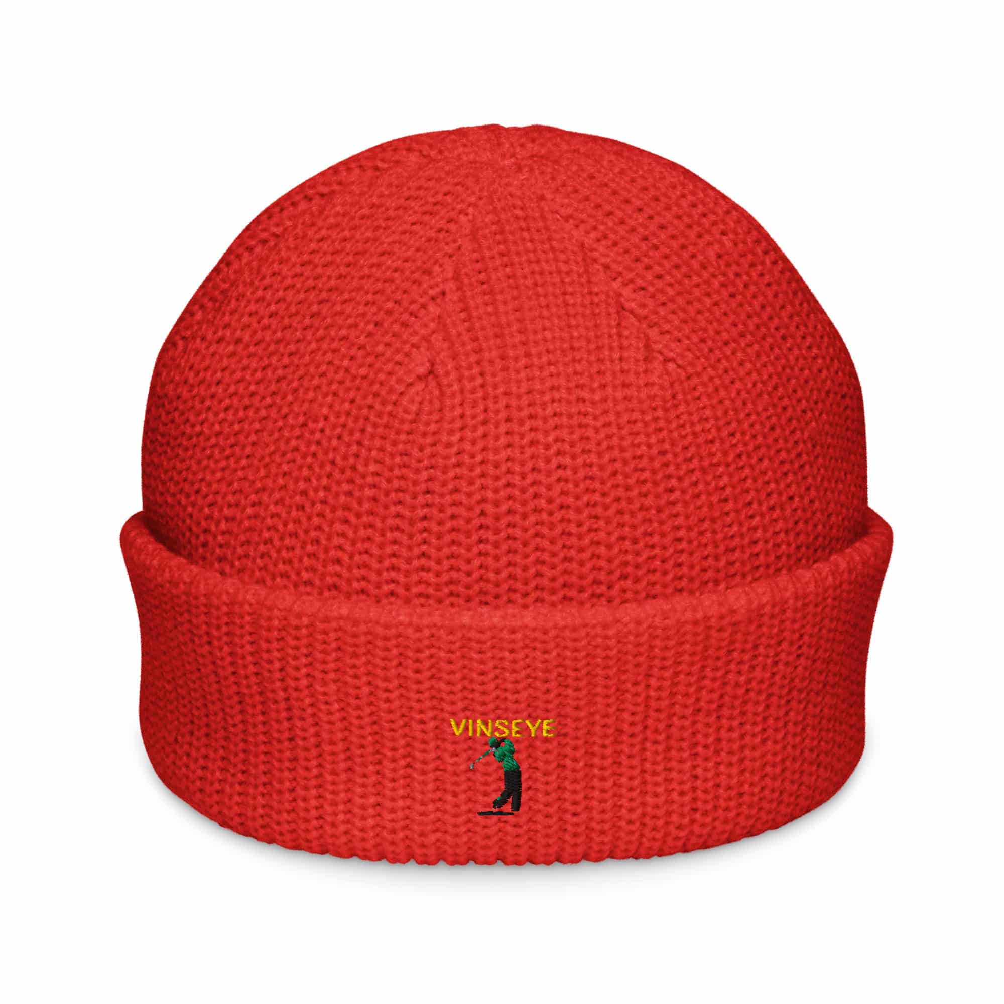 Bonnet luxe Street golfer rouge Vinseye-influensse