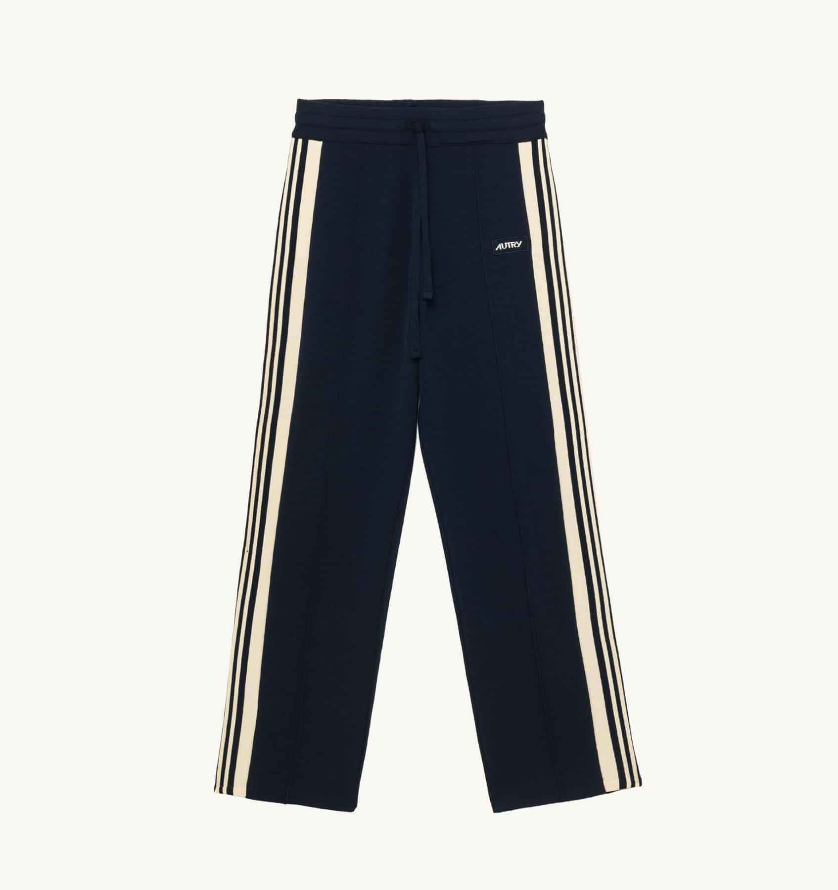 Pantalon survêtement viscose bleu marine Autry-influensse
