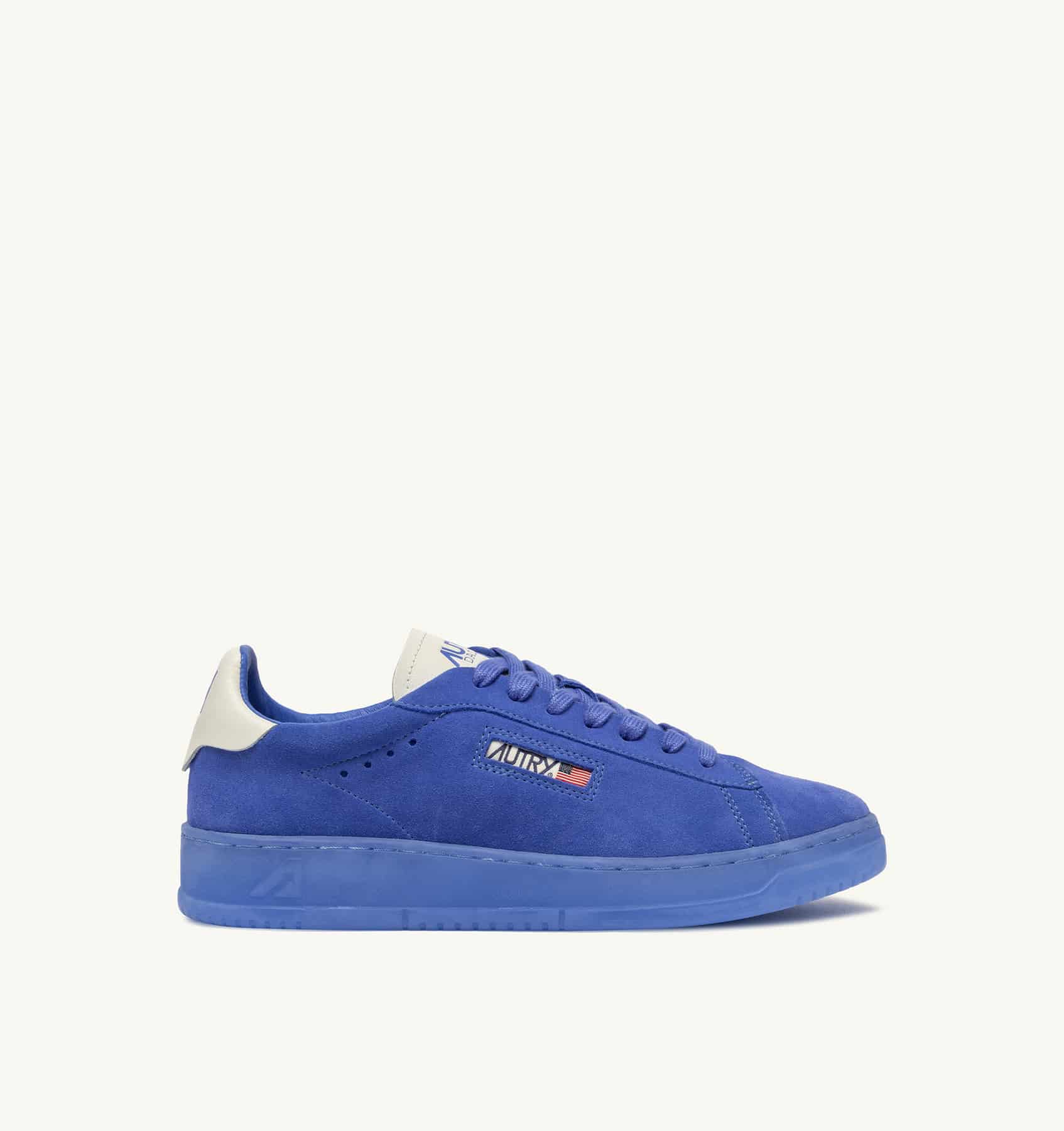 Baskets low Dallas daim marshmallow palace blue Autry-influensse