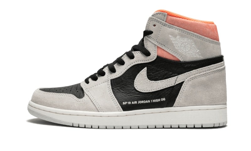 Air Jordan 1 Retro High Neutral Grey Hyper Crimson-influensse