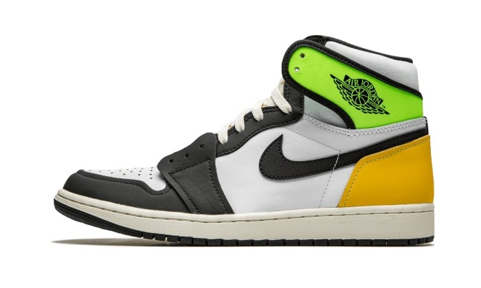 Air Jordan 1 Retro High White Black Volt University Gold-influensse